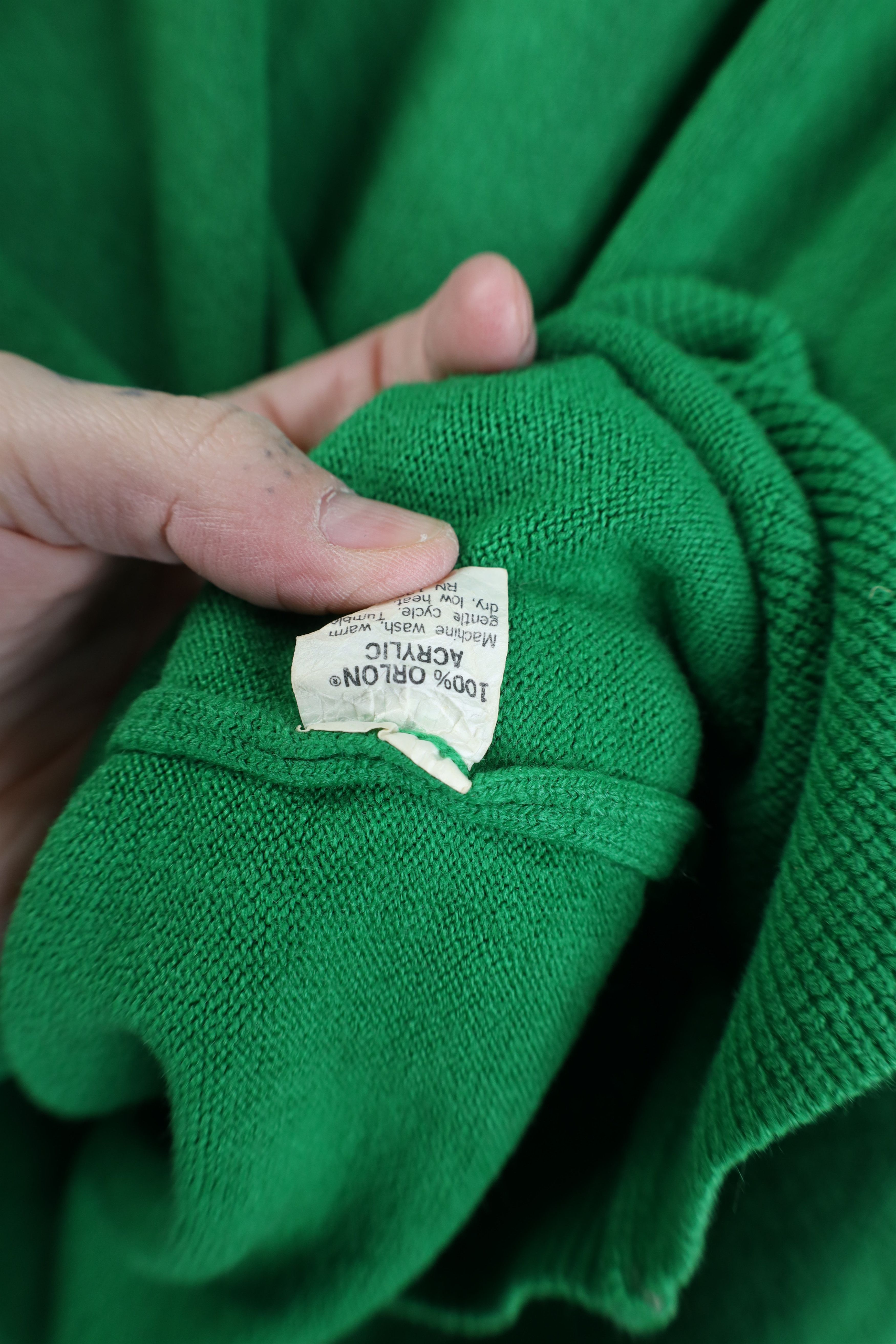 Vintage Vintage 70s Streetwear Knit The Masters Golf Sweater Green Size US L / EU 52-54 / 3 - 9 Thumbnail