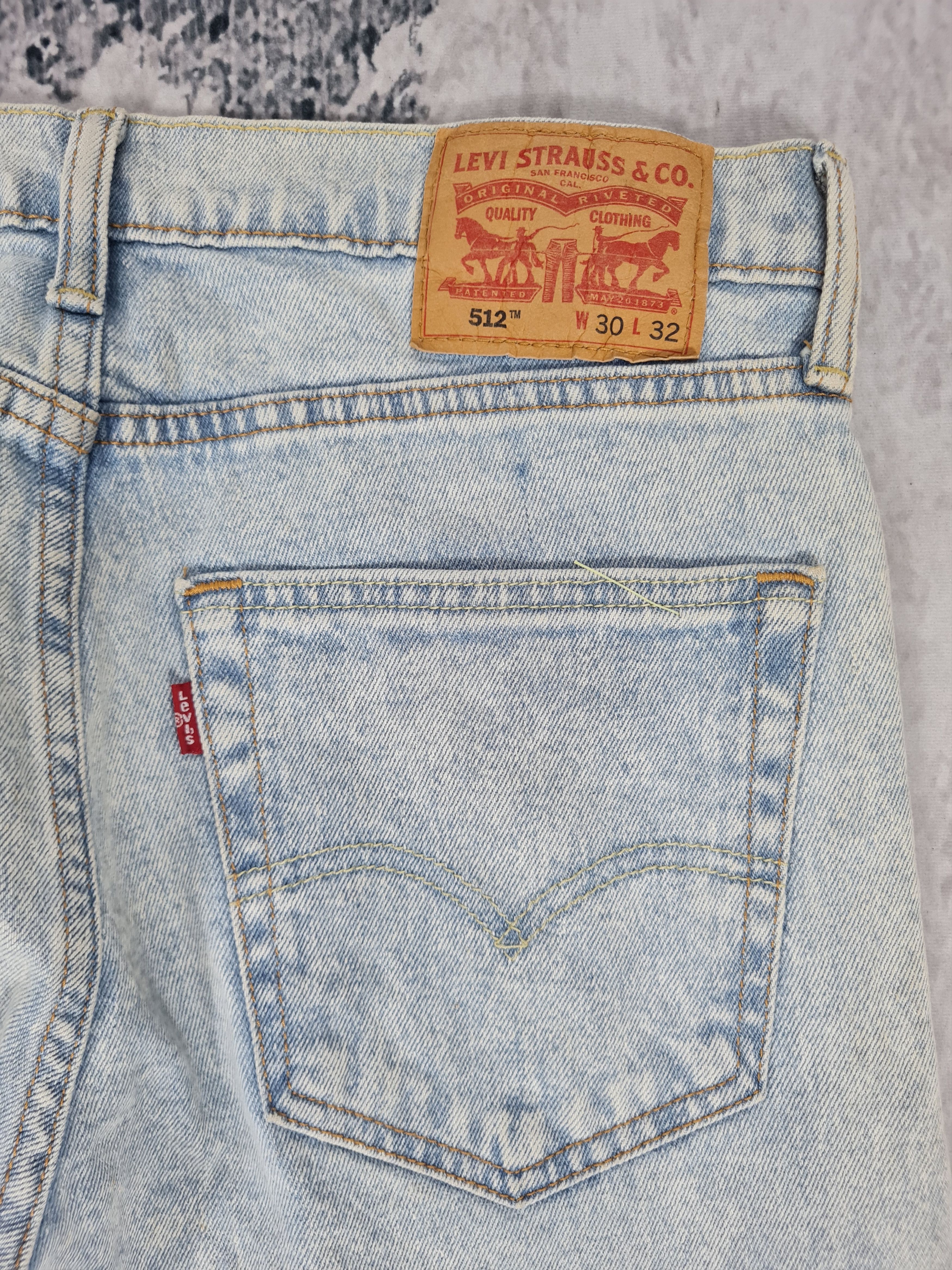 Levi's LEVIS 512 Faded Cropped Slim Fit Jeans L0353 Size 31X28.5 Size US 31 - 9 Thumbnail