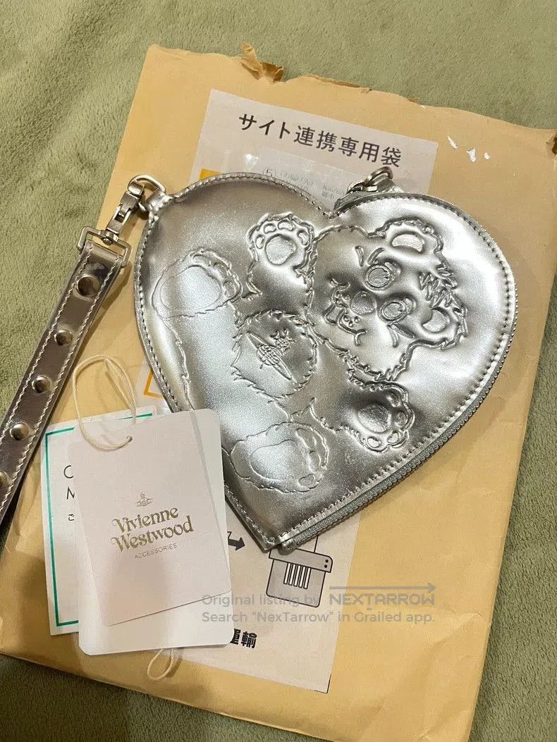 Vivienne Westwood Vivienne Westwood Teddy Bear Heart Clutch. Size ONE SIZE - 1 Thumbnail
