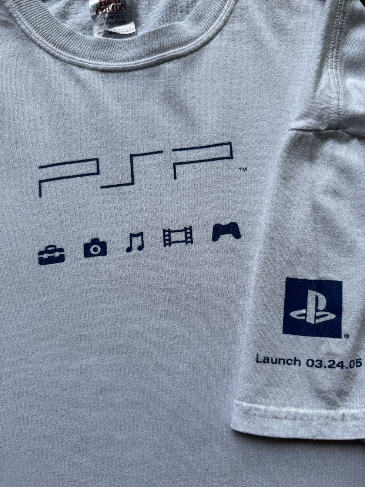 Vintage Rare ‘00s PSP Promo Tee Shirt Playstation PS2 Video Game Size US XL / EU 56 / 4 - 6 Thumbnail