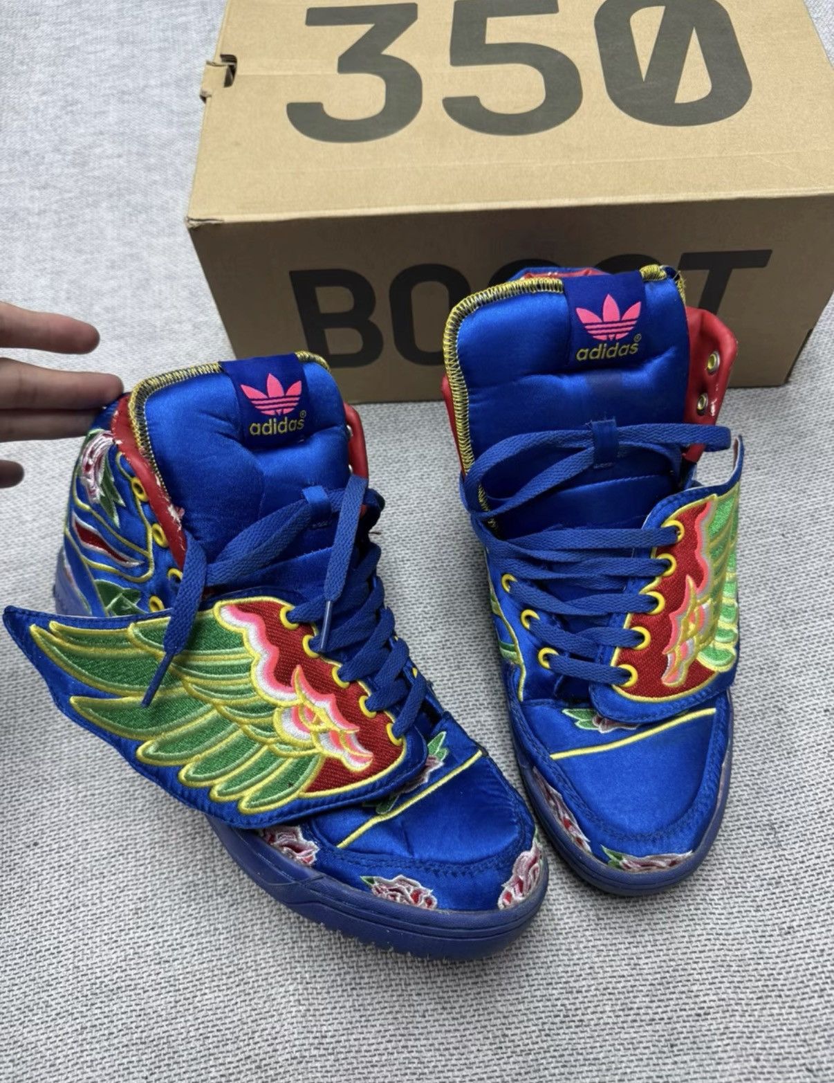 Adidas Adidas Jeremy Scott JS Wings Floral Q21475 K37 Size US 8.5 / EU 41-42 - 3 Thumbnail
