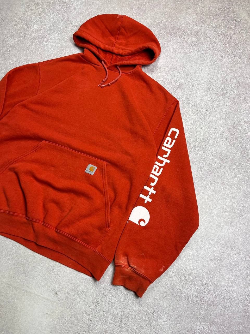 Carhartt Vintage Carhartt Distressed Boxy Hoodie Y2K XL Size US L / EU 52-54 / 3 - 4 Thumbnail