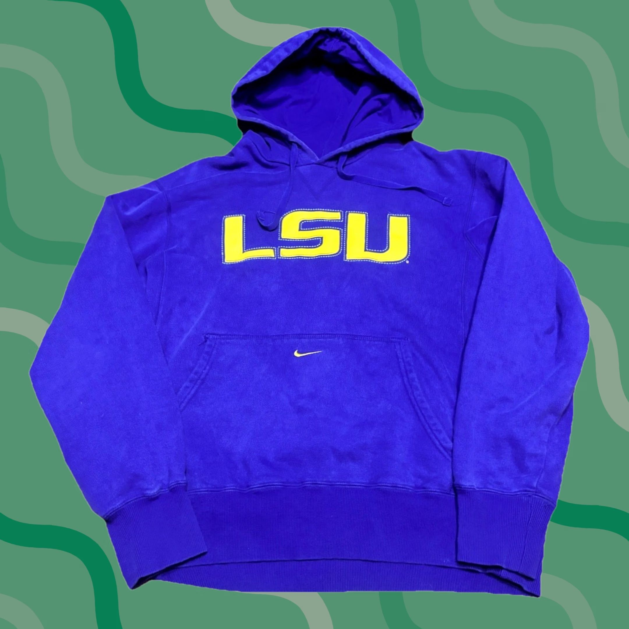 Nike Nike LSU Hoodie Pullover Sweatshirt Mens M Purple NCAA College Football Size US M / EU 48-50 / 2 - 1 Thumbnail