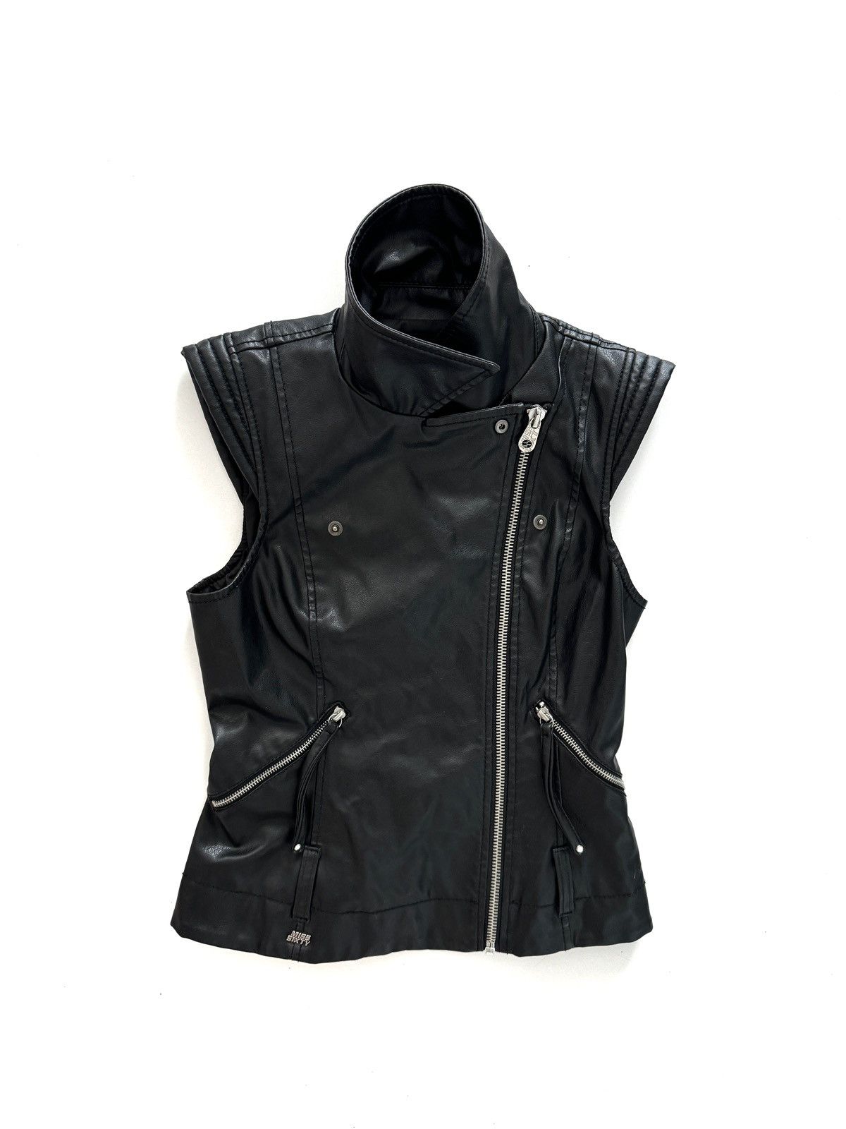 Miss Sixty Miss Sixty Leather Vest Jacket Size M / US 6-8 / IT 42-44 - 2 Thumbnail