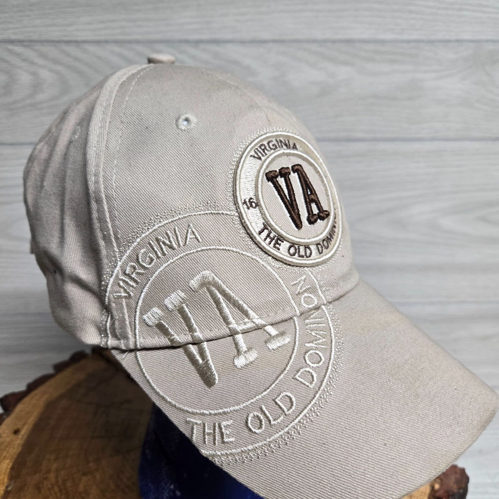Vintage Old Dominion University Baseball Cap Hat | Adjustable | Beige | Men | One Size Size ONE SIZE - 2 Thumbnail