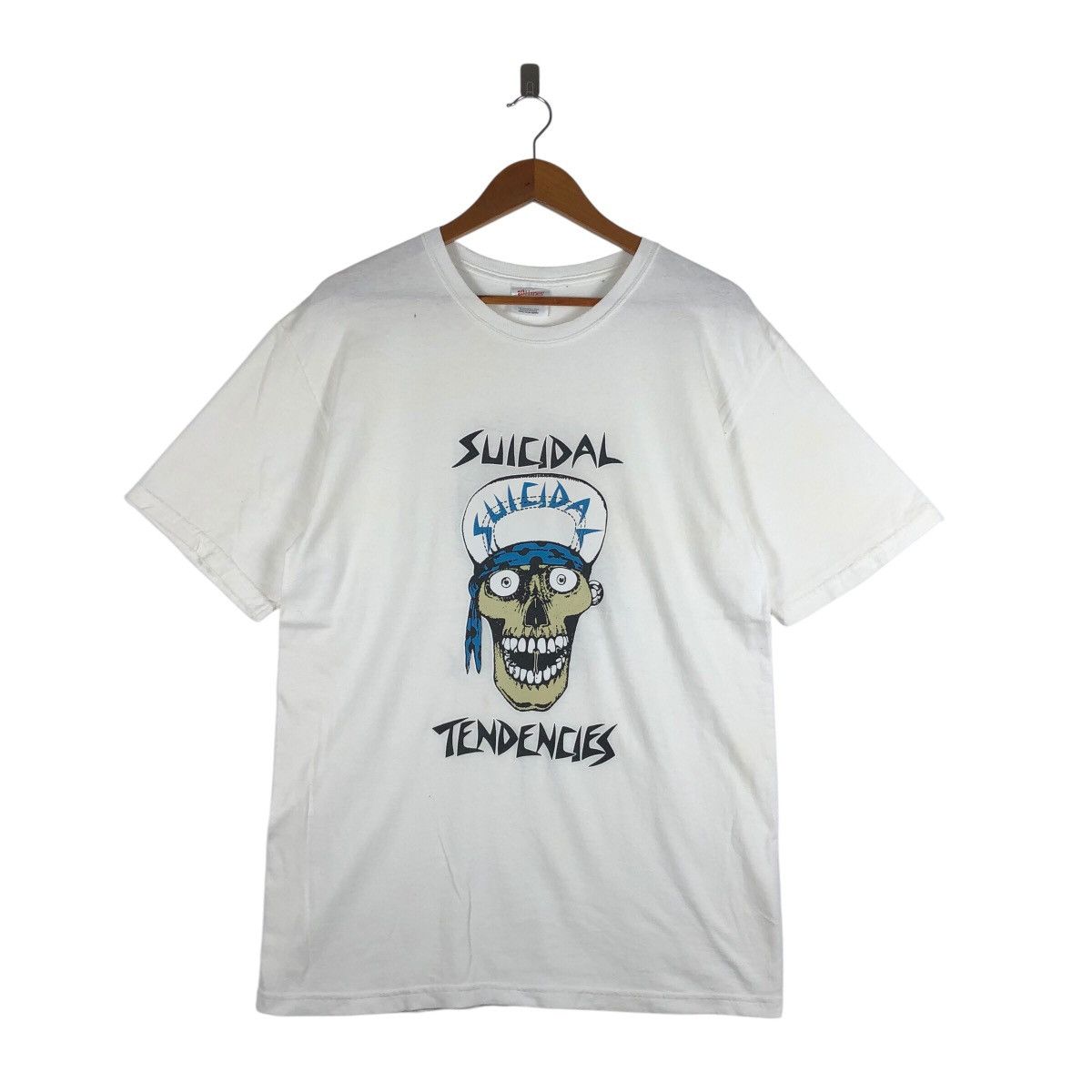 Hanes SUICIDAL TENDENCIES Very Rare Metal Band T-Shirt Size US M / EU 48-50 / 2 - 1 Thumbnail