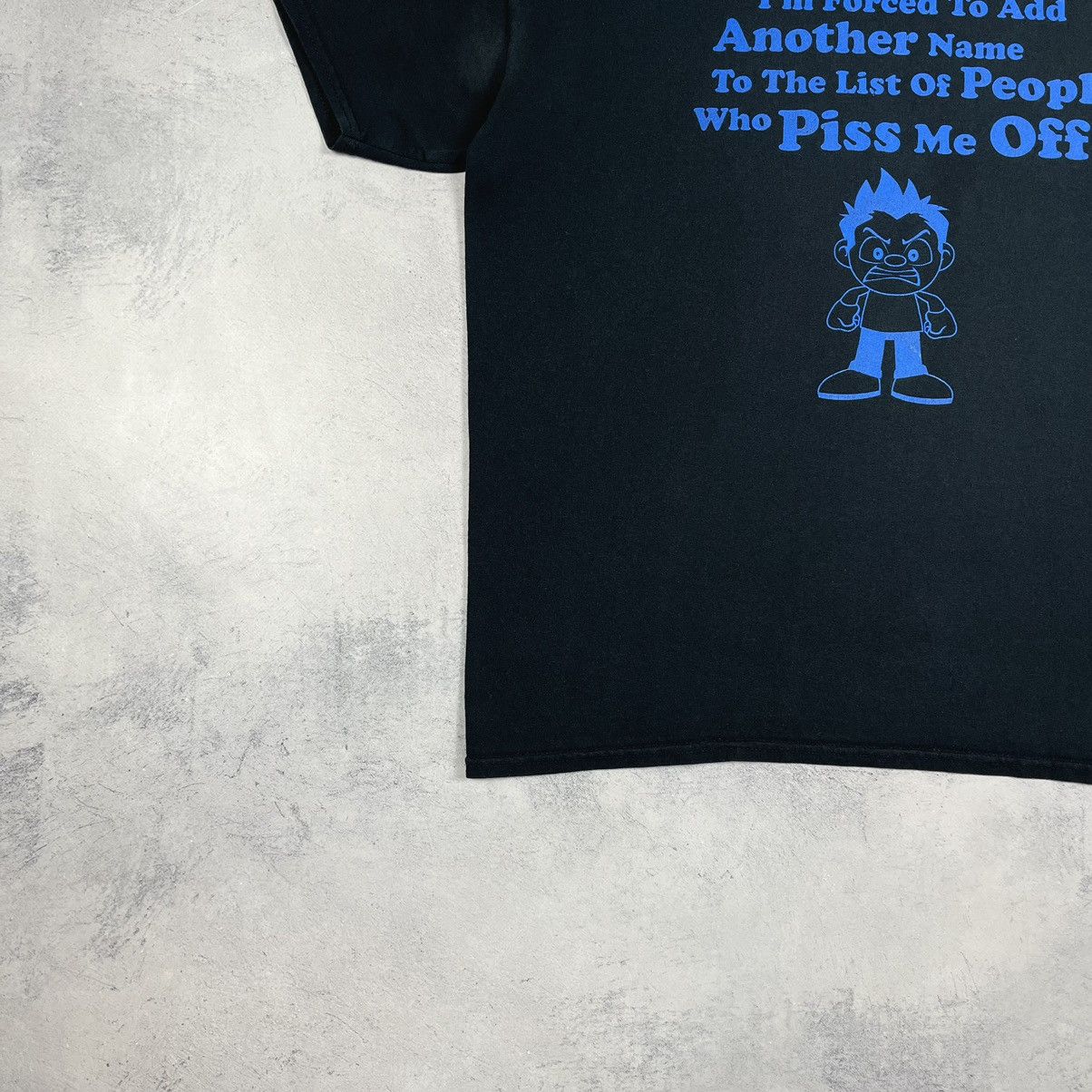 Cartoon Network Vintage Calvin and Hobbes “who piss me off” T shirt 90’s Size US XL / EU 56 / 4 - 5 Thumbnail