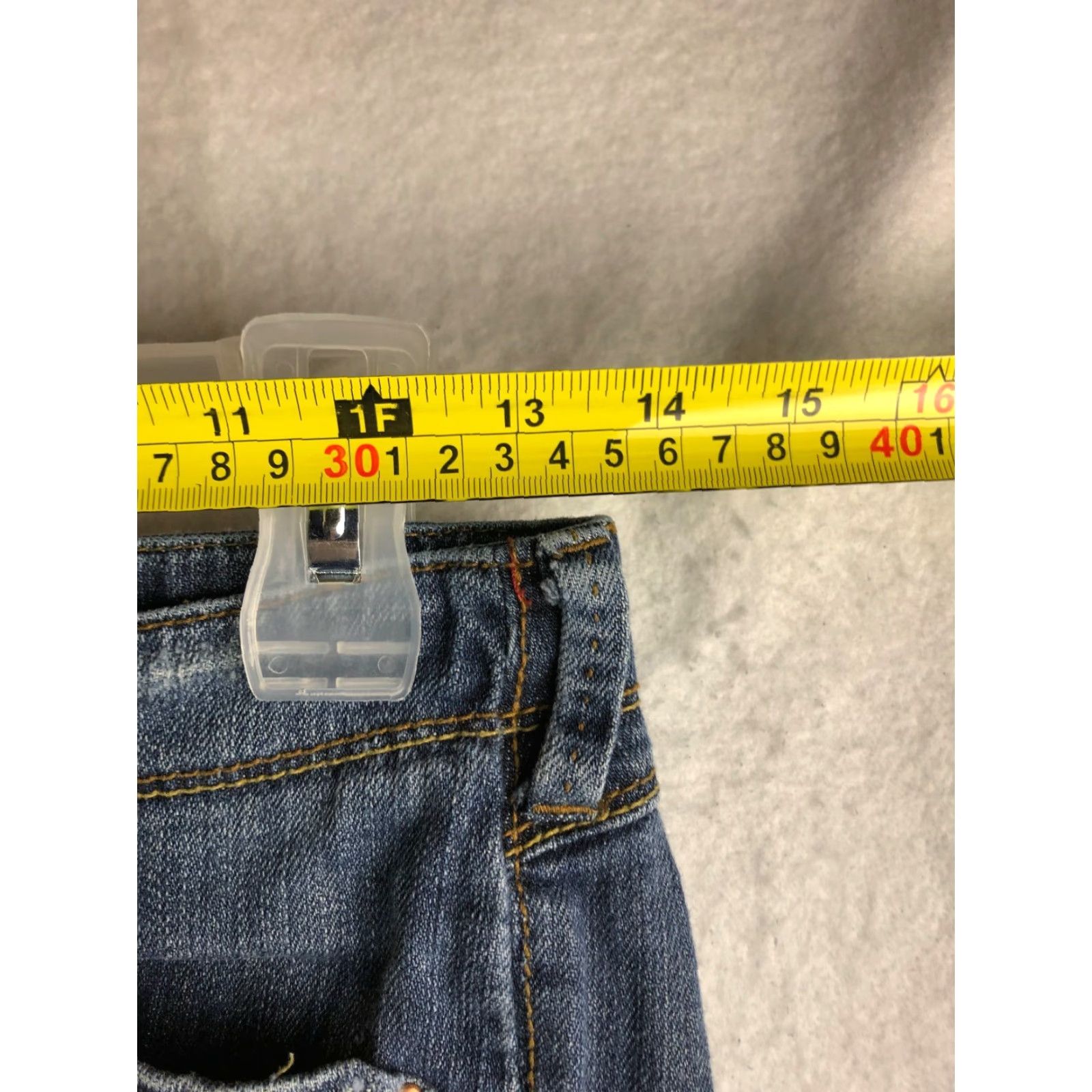 Denime Source of Wisdom Juniors Size 0 Mid Rise Skinny Dark Wash Blue Denim Jeans Womens Jeans Skinny 30 Inseam Regular Rise 8.5-10.5 in Zip Cotton Denim Size 25" / US 0 / IT 36 - 2 Thumbnail
