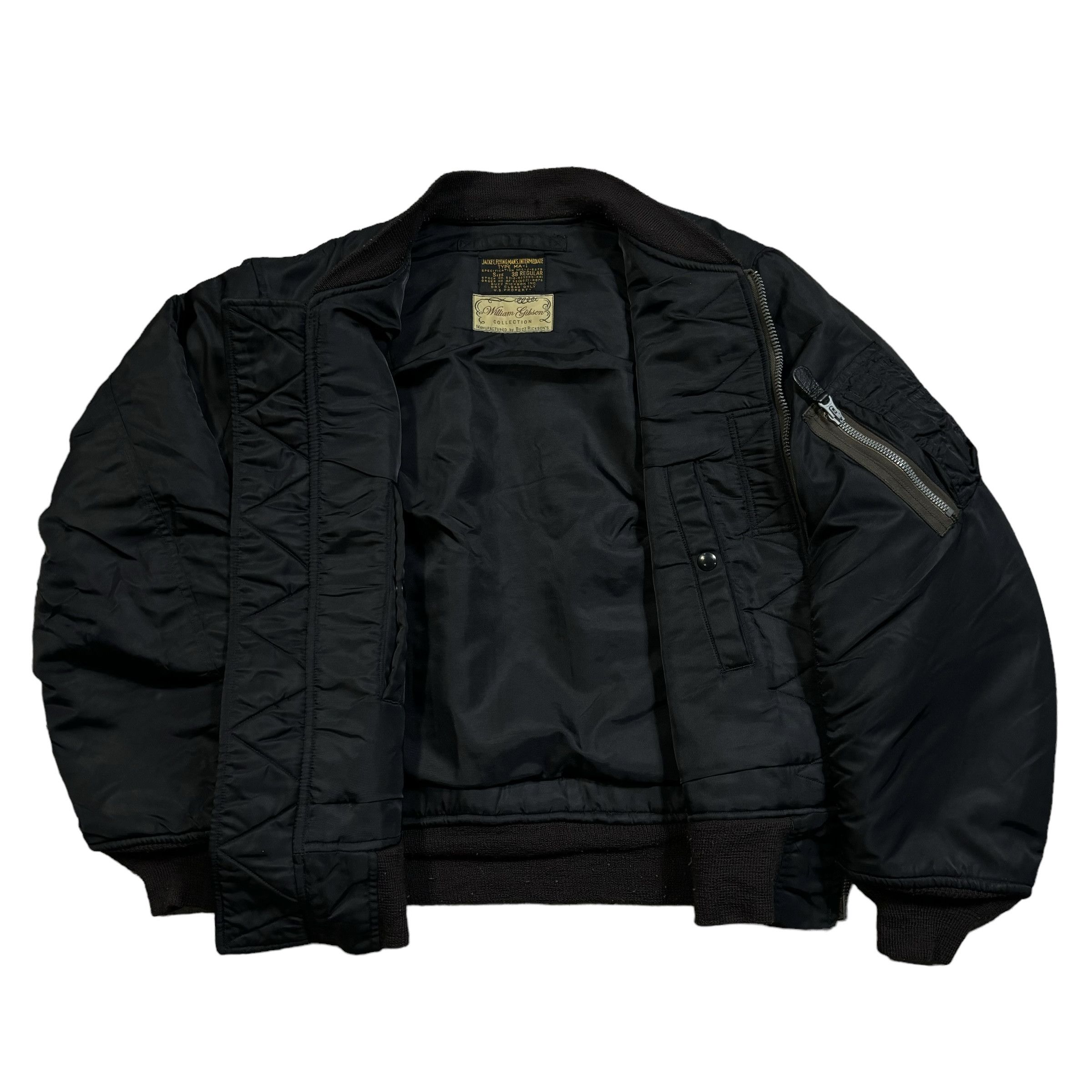 Buzz Rickson's × Toyo Enterprises Buzz Ricksons William Gibson Collection MA-1 Flight Jacket Size US M / EU 48-50 / 2 - 4 Thumbnail