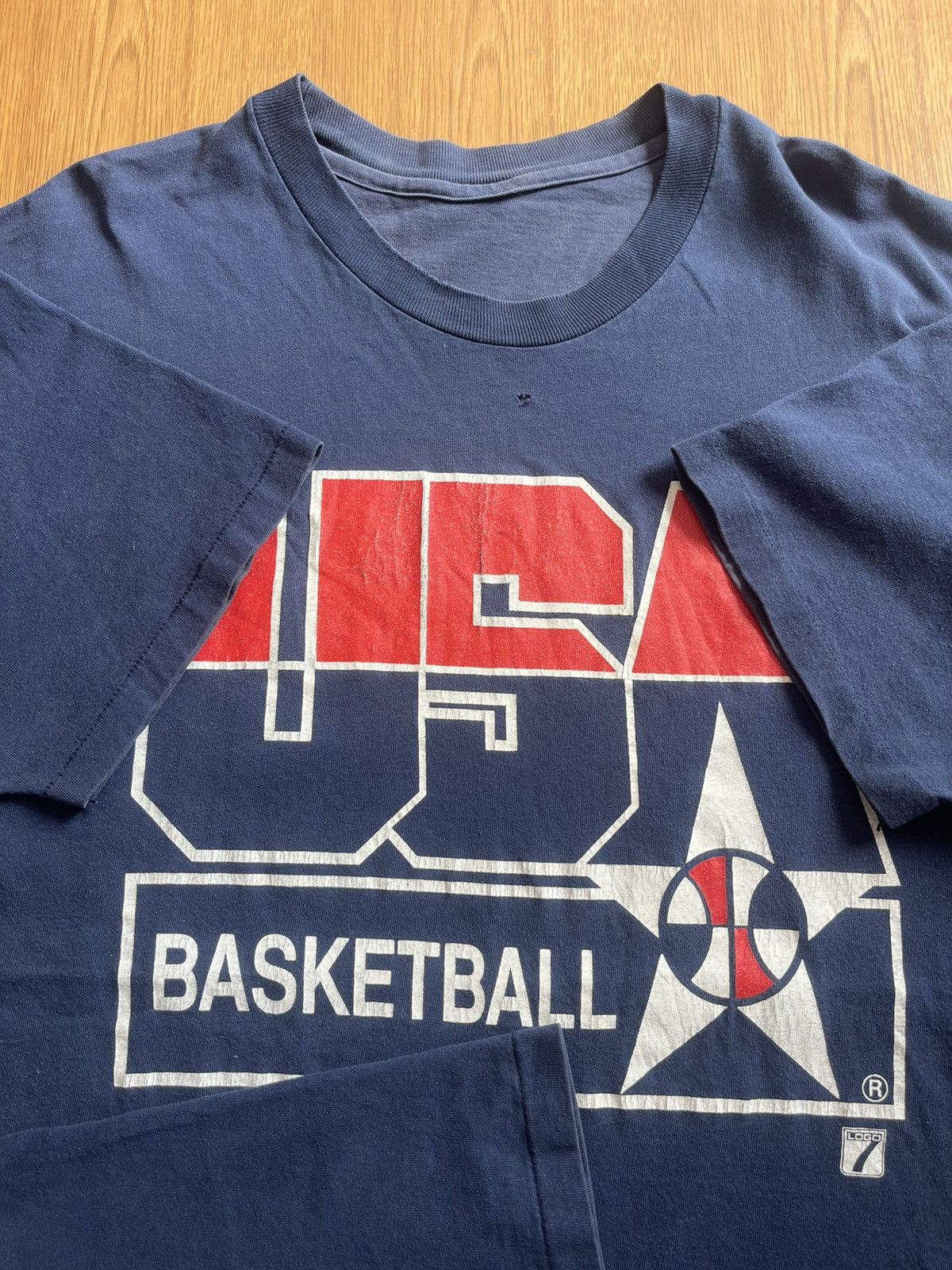 USA Olympics Vintage USA Basketball Team LOGO7 90’s Tshirt Size US XL / EU 56 / 4 - 7 Thumbnail