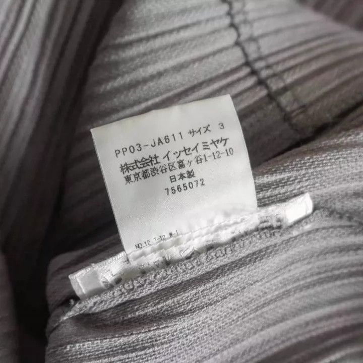 Issey Miyake issey miyake size:3 Grey pleated zipper coat Size XXS / US 00 / IT 34 - 4 Thumbnail