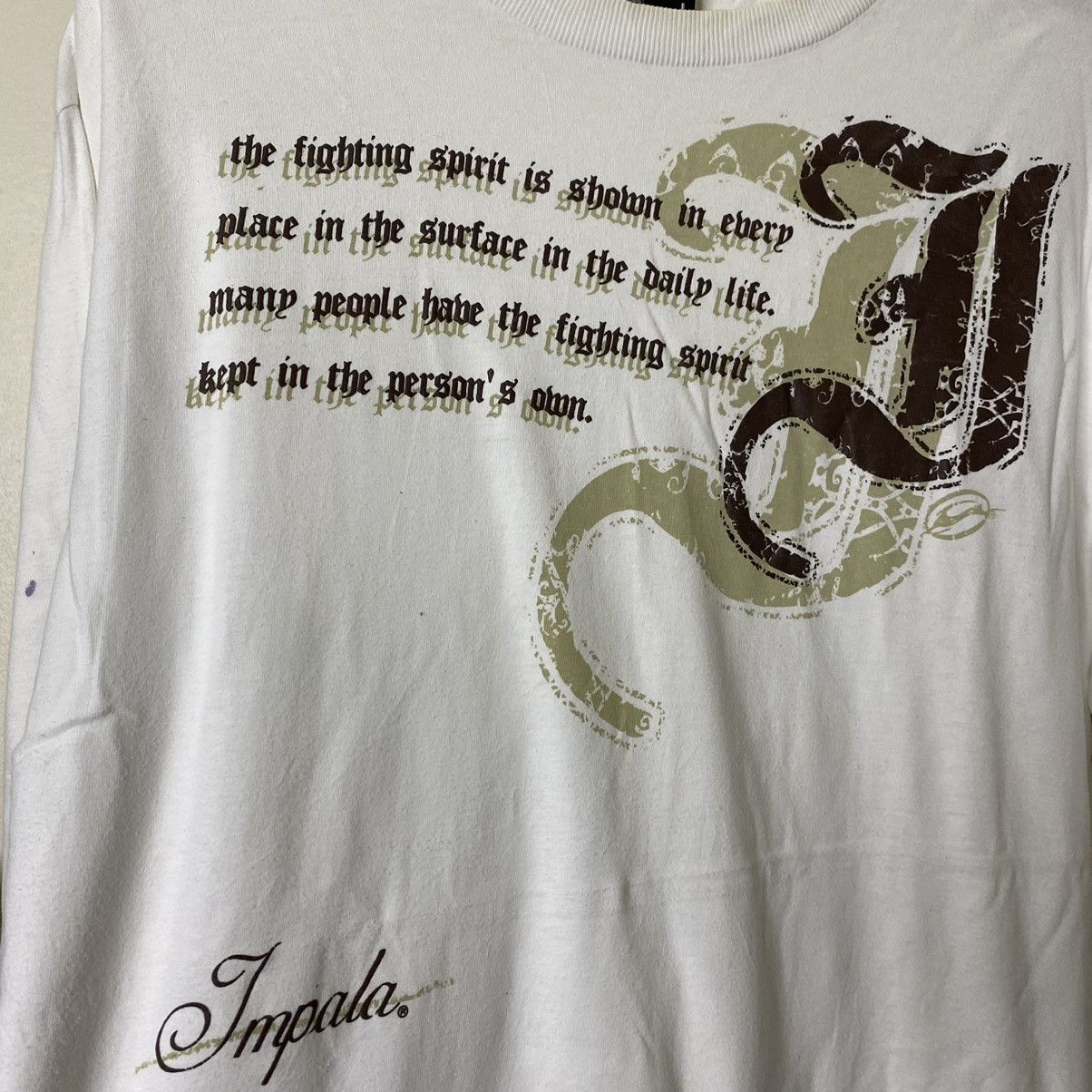 If Six Was Nine × Japanese Brand × Le Grande Bleu (L.G.B.) Impala Seditionaries Poem Cyber Gothic Punk LGB LS T Shirt Size US L / EU 52-54 / 3 - 2 Thumbnail