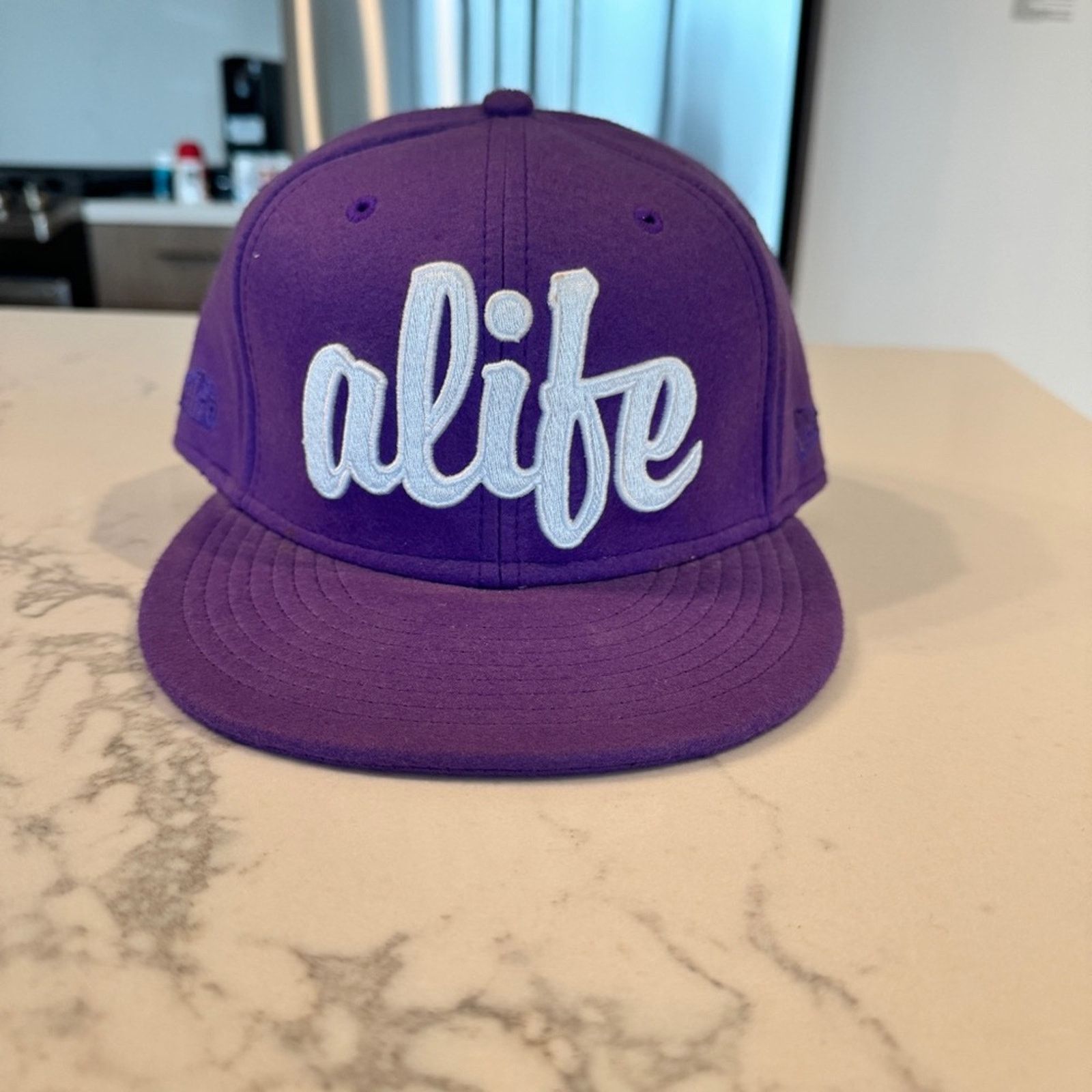New Era A Life Purple Grape Aqua 8 NYC vintage fitted Size 7 3/8 Size ONE SIZE - 3 Thumbnail