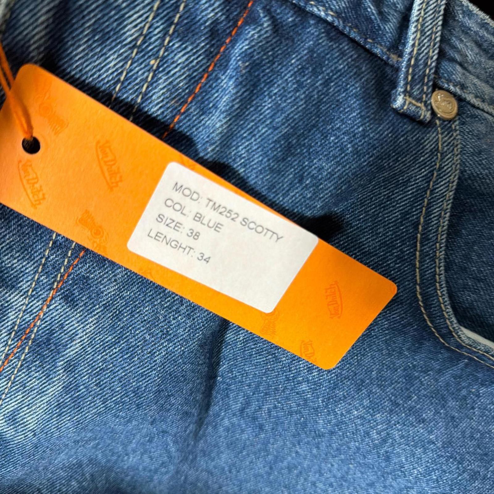Von Dutch Von Dutch Patchwork Jeans W38 L34 Graphic Denim – Brand New Size US 38 / EU 54 - 7 Thumbnail