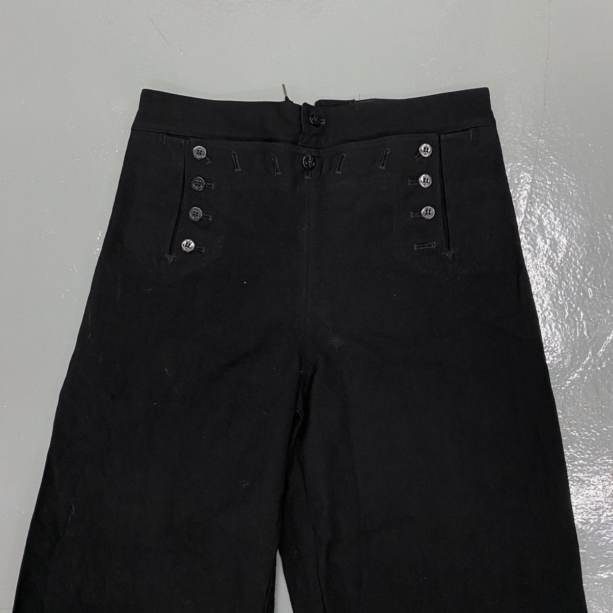 If Six Was Nine Rare Vintage Baggy Flare Laces Pants Maniac Mudmax Lgb Punk Size US 33 - 2 Thumbnail