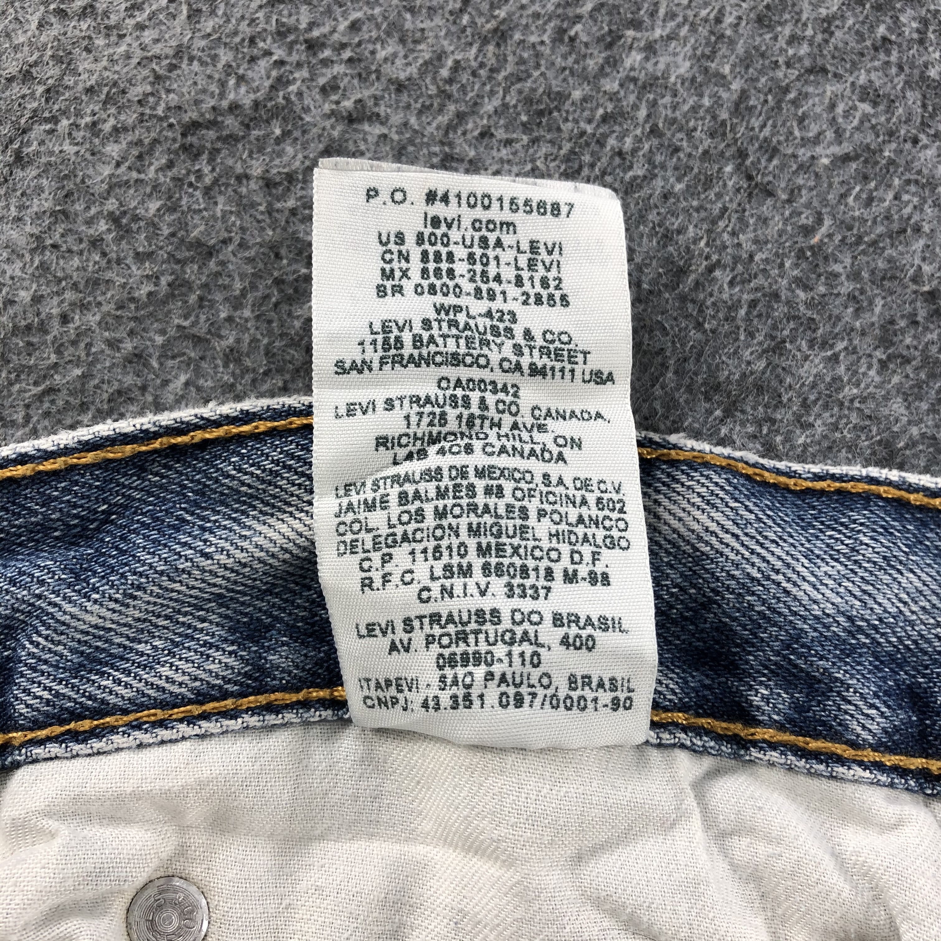 Levi's Vintage Light Wash Levis 505 Jeans-J1276 Size US 37 - 11 Thumbnail