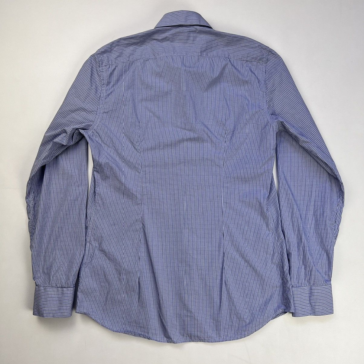 Prada Prada blue/white small check classic shirt Size US L / EU 52-54 / 3 - 7 Thumbnail