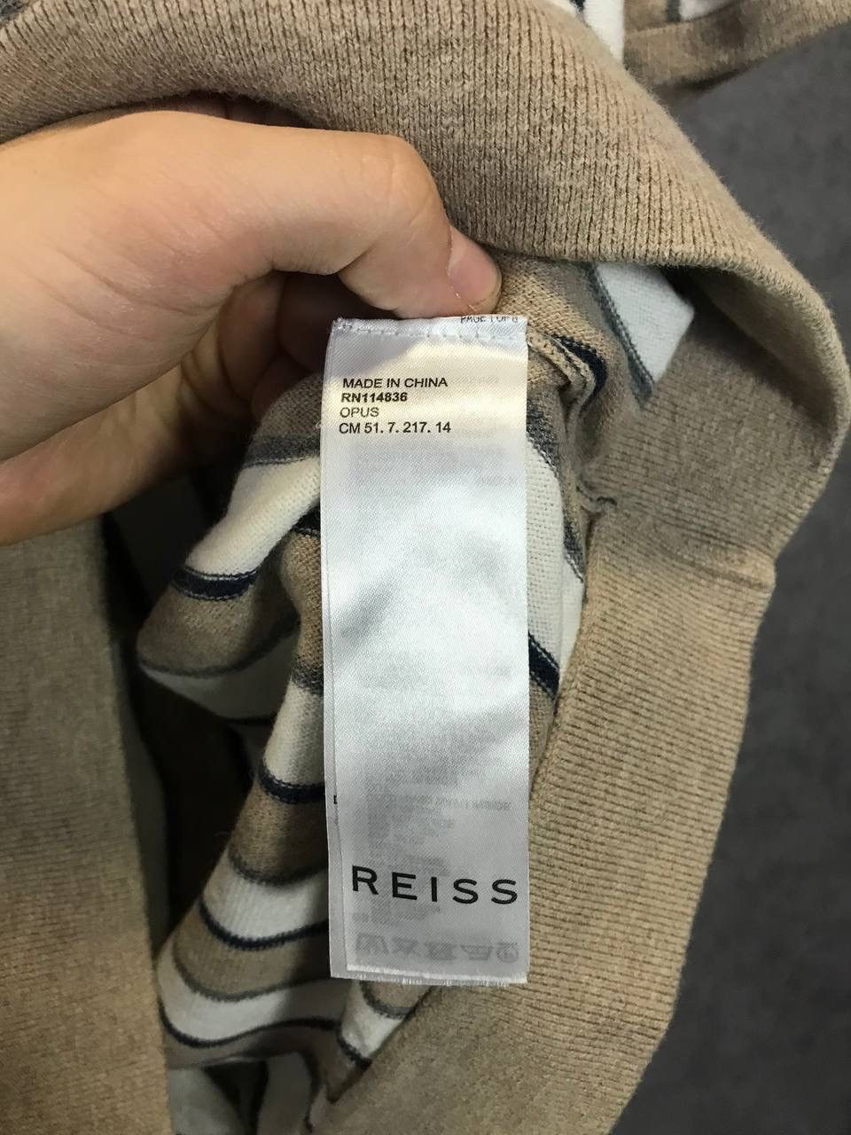 Reiss Reiss designer wool polo tee Size US L / EU 52-54 / 3 - 5 Thumbnail