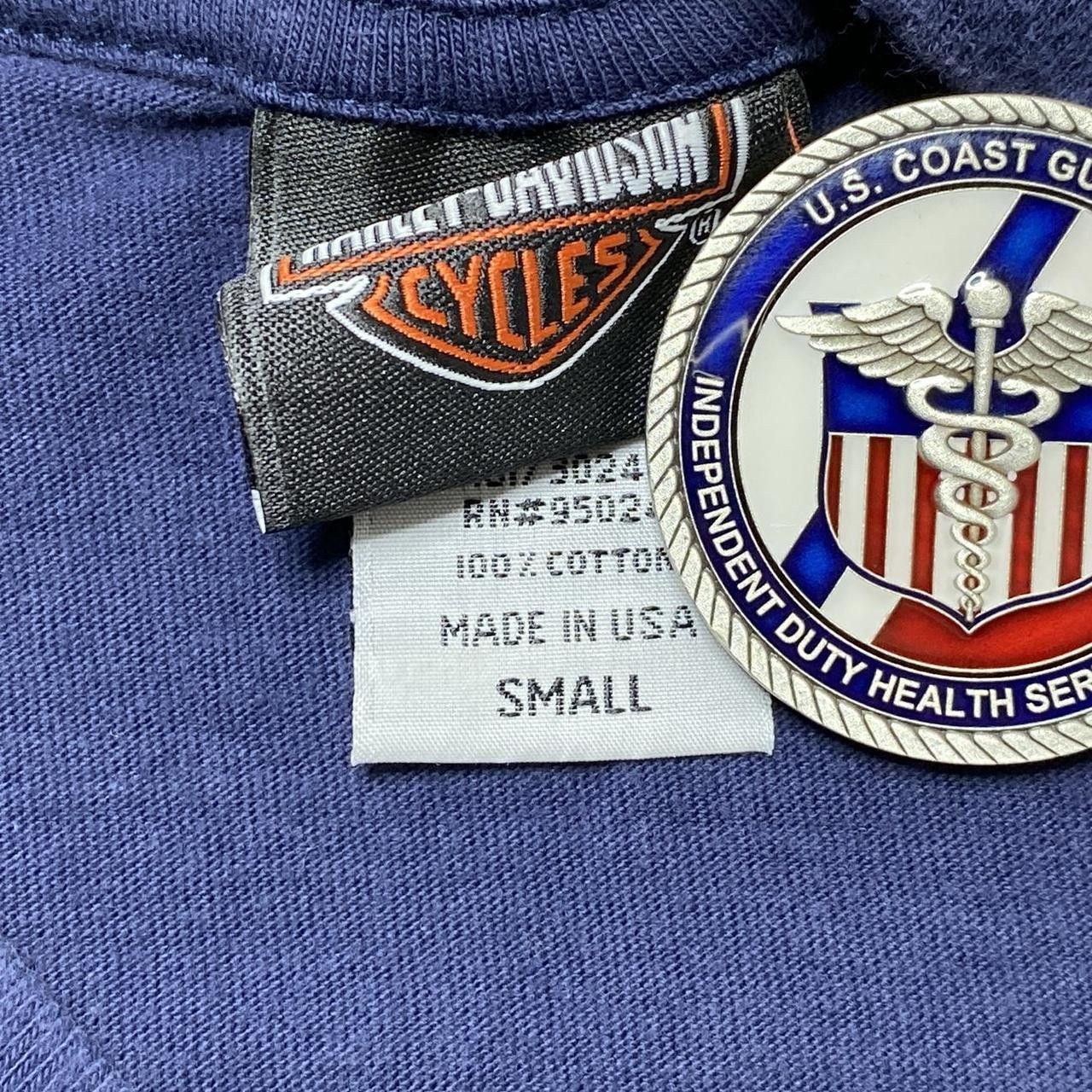 Harley Davidson Harley Davidson MN 2008 Blue Biker Pocket Tee Size Small Size US S / EU 44-46 / 1 - 3 Thumbnail