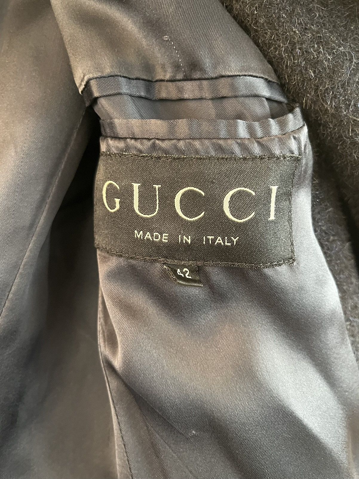 Gucci × Tom Ford GUCCI TOM FORD 1995 Alpaca Coat Size M / US 6-8 / IT 42-44 - 7 Thumbnail