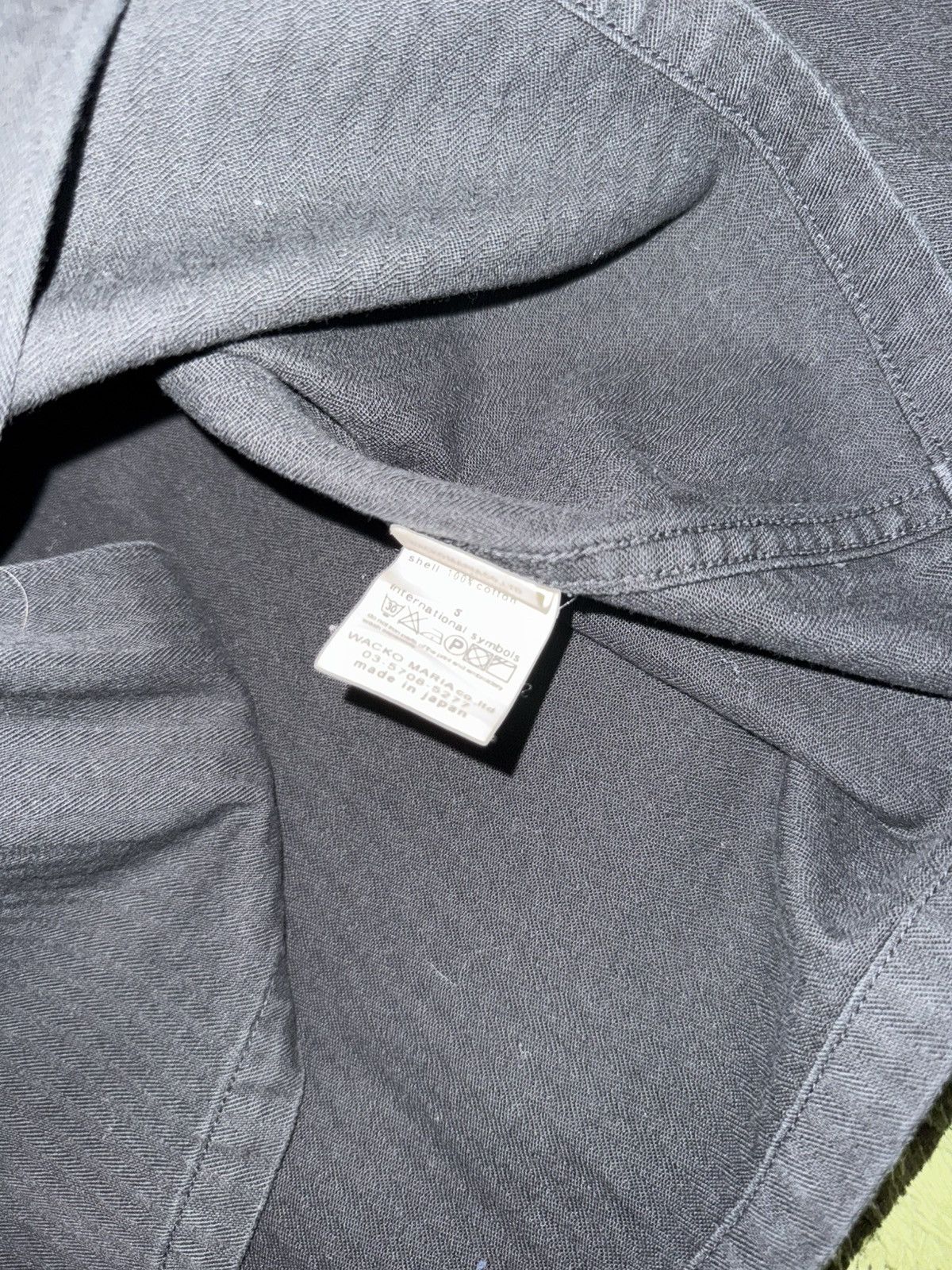 Wacko Maria [S] WACKO MARIA Herringbone Pocket Shirt Black Size US S / EU 44-46 / 1 - 6 Thumbnail
