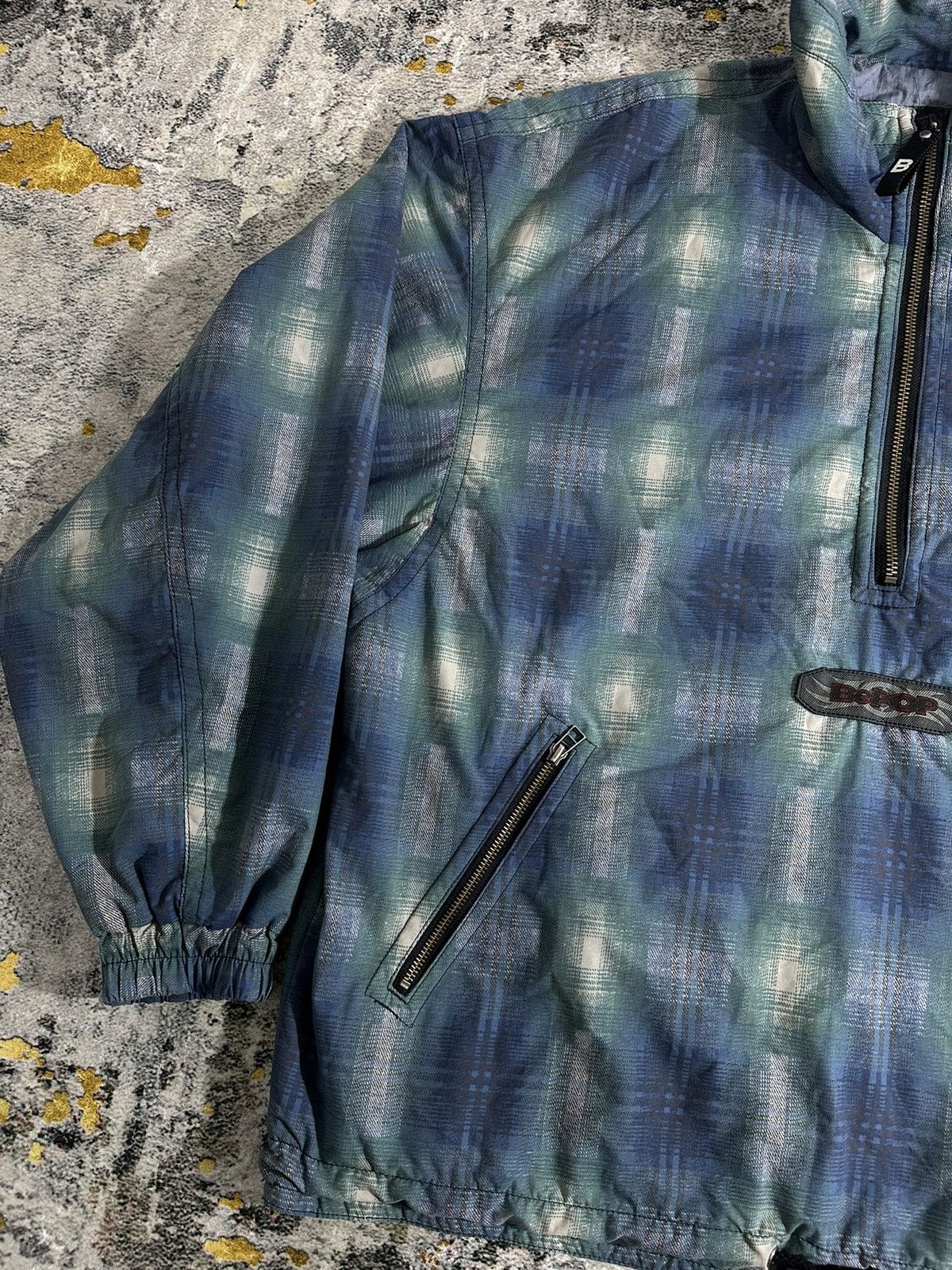 Yohji Yamamoto BIG SIZE YOHJI STYLE BE!POP HALF ZIP NICE TARTAN JACKET Size US XXL / EU 58 / 5 - 4 Thumbnail