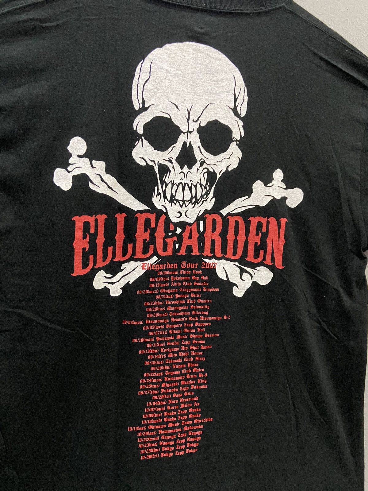 Band Tees SKULLSHIT ELLEGARDEN 2007 JAPAN TOUR BAND TEES Size US XL / EU 56 / 4 - 7 Thumbnail