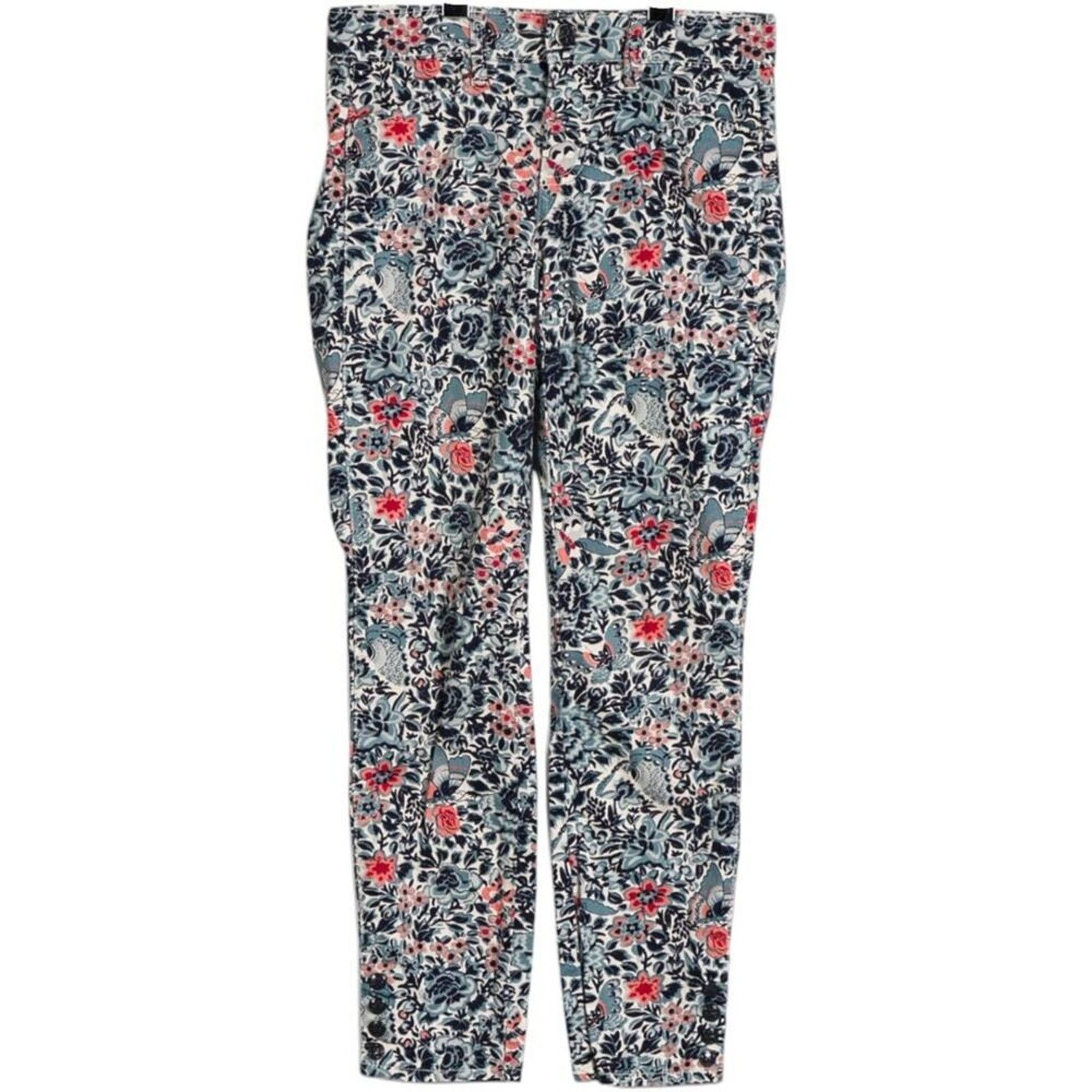 Tory Burch TORY BURCH Blue Printed Skinny Leg Jeans, US24 SRP: $250 Size 24" / US 00 / IT 34 - 5 Thumbnail