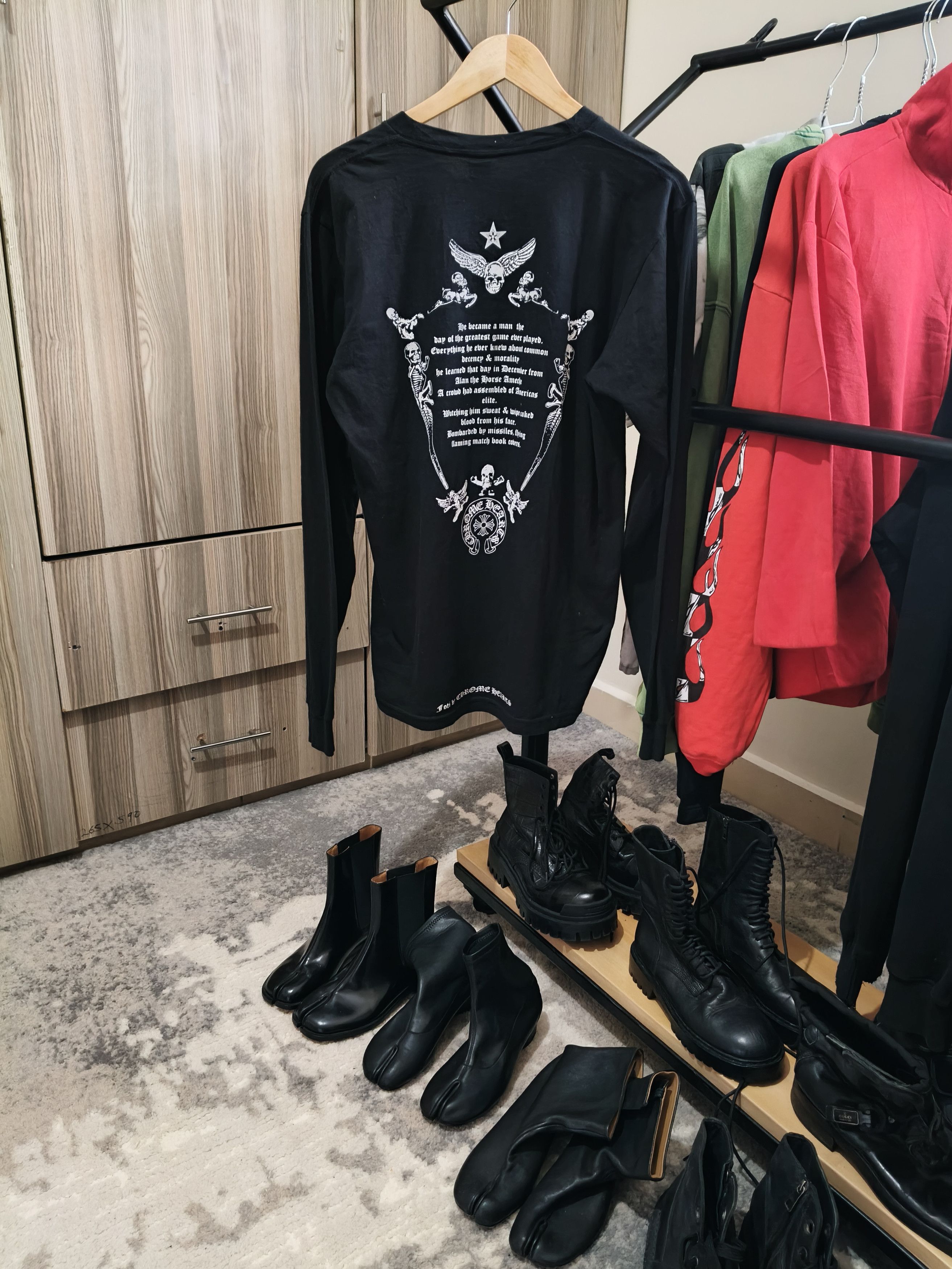 Chrome Hearts 🥶🖤 Chrome Hearts Foti Skull logo Size US M / EU 48-50 / 2 - 2 Thumbnail