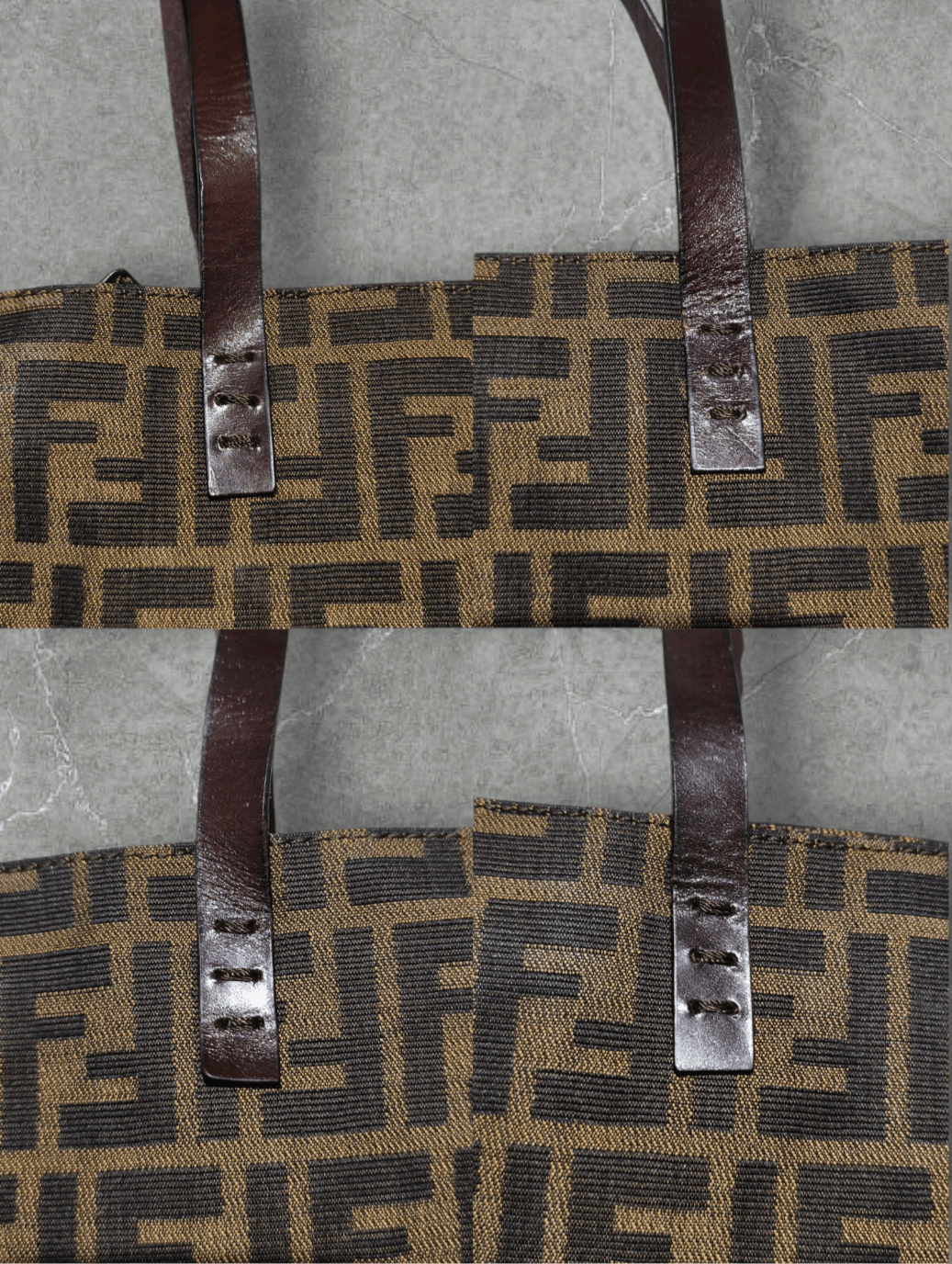 Fendi Vintage Fendi FF Zucca Canvas Tote Shoulder Bag Size ONE SIZE - 5 Thumbnail