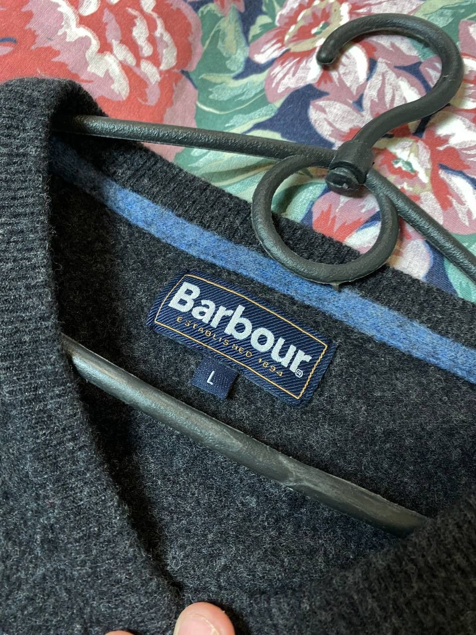 Barbour Barbour Wool Crew neck Sweater Jumper Pullover Size US L / EU 52-54 / 3 - 2 Thumbnail