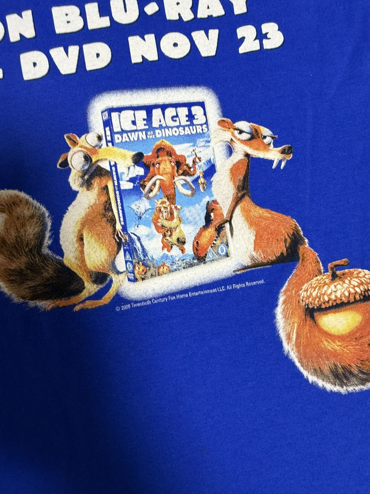 Cartoon Network × Vintage Vintage 2009 Ice Age 3 Dawn of The Dinosaurs Cartoon T-Shirt Size US L / EU 52-54 / 3 - 9 Thumbnail