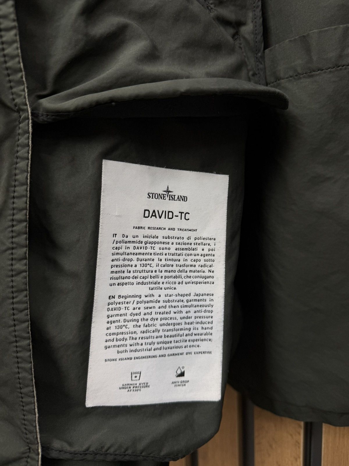 Stone Island Stone Island David-TC Parka Jacket Dark Green Size L Size US L / EU 52-54 / 3 - 12 Thumbnail