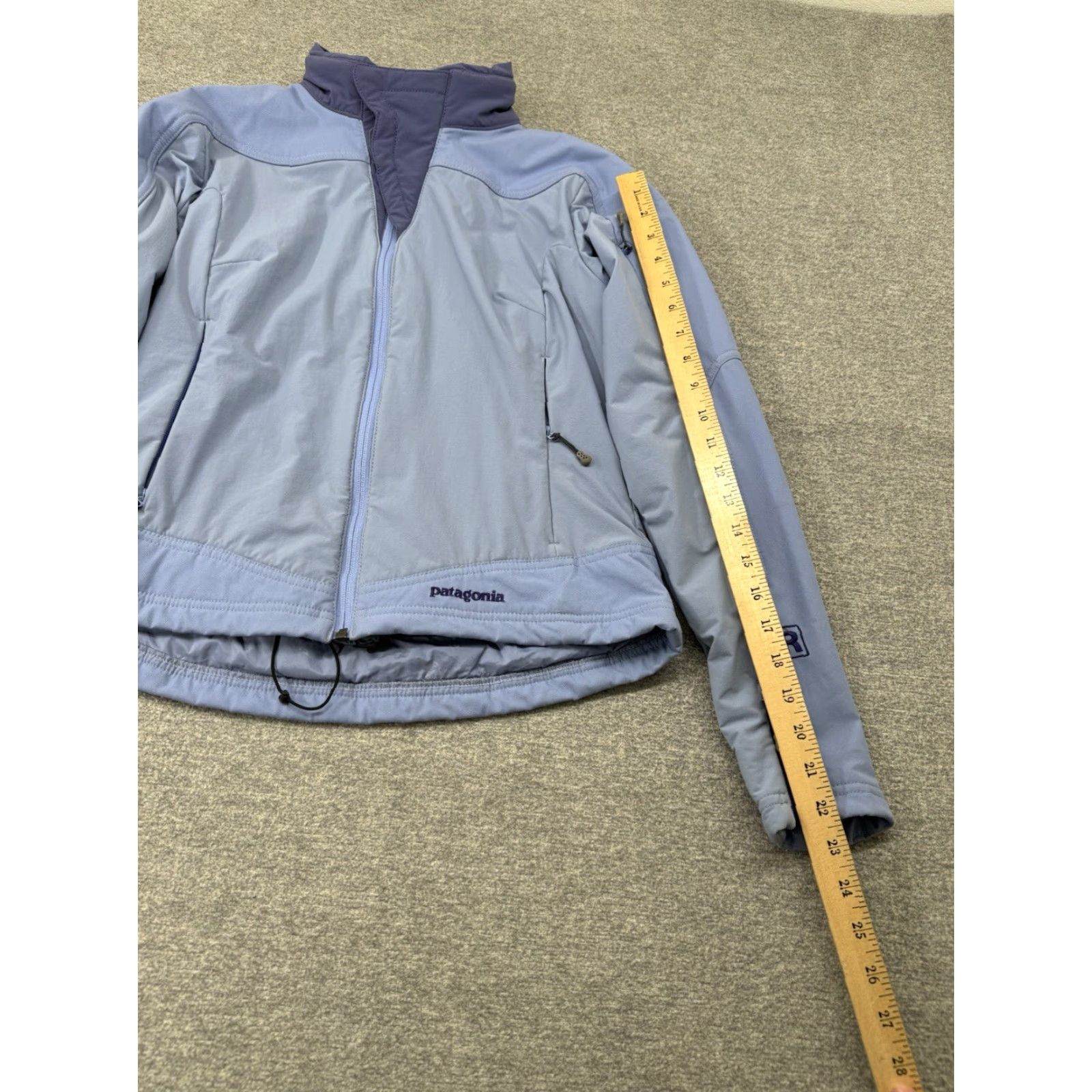 Patagonia VINTAGE Patagonia Jacket Womens Medium Blue Purple Full Zip Nylon Fleece Pocket Logo - USA, Regular Fit, Casual Travel, 90s Style Womens Size M / US 6-8 / IT 42-44 - 5 Thumbnail