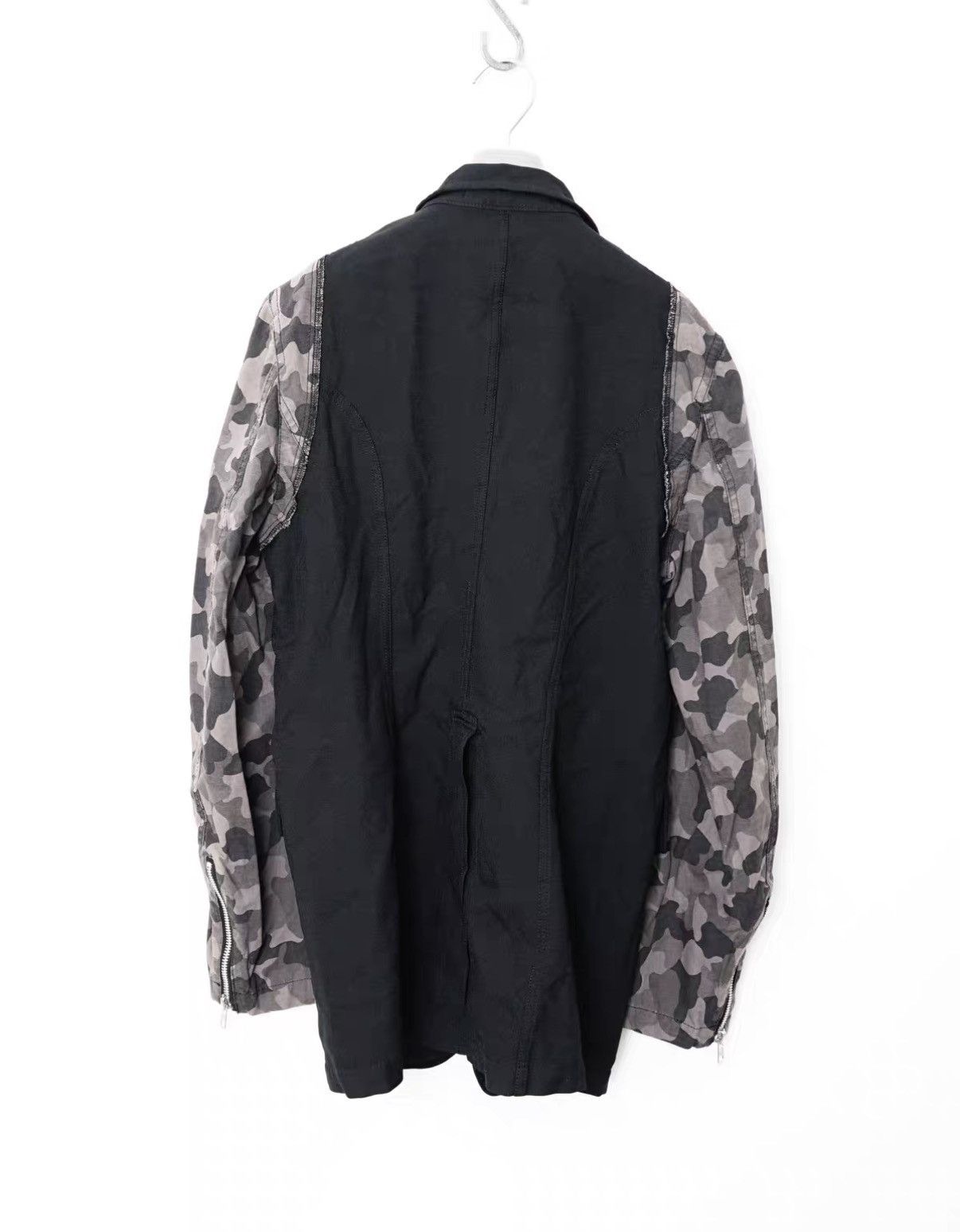 Comme des Garcons Comme des Garçons Blazer with Camouflage Panel Sleeves Size US S / EU 44-46 / 1 - 6 Thumbnail