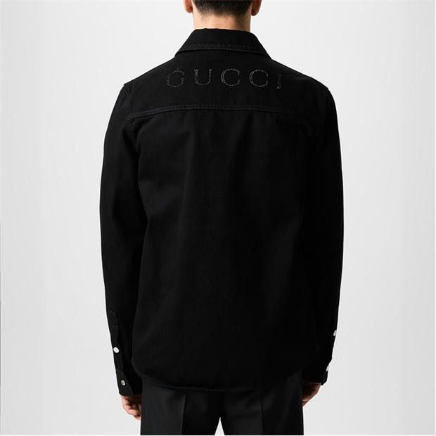 Gucci GUCCI Gucci Embroidery Denim Shirt Size US S / EU 44-46 / 1 - 4 Thumbnail