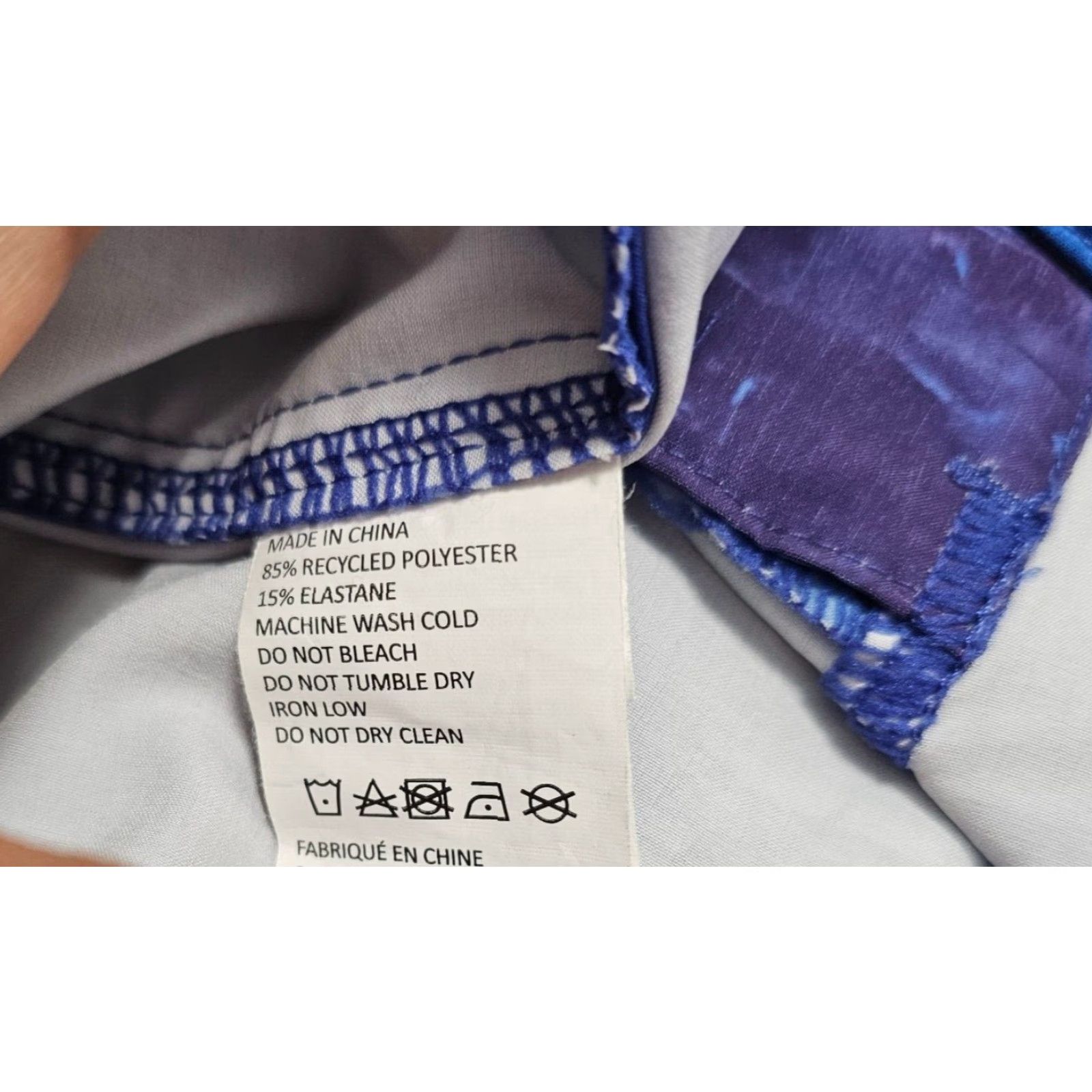 Prana prAna Swim Trunks Mens 38 Board Shorts Blue UPF 50+ Quick Dry Surfing Pockets Drawstring 100% Polyester Casual Nature Aloha Vintage No Mens Size US 38 / EU 54 - 7 Thumbnail