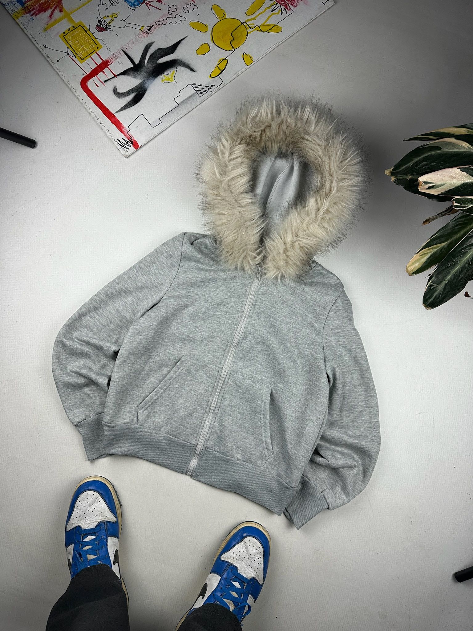 Hysteric Glamour Fur Hoodie Basic Gray ifsixwasnine lgb Japanese style Size M / US 6-8 / IT 42-44 - 1 Thumbnail
