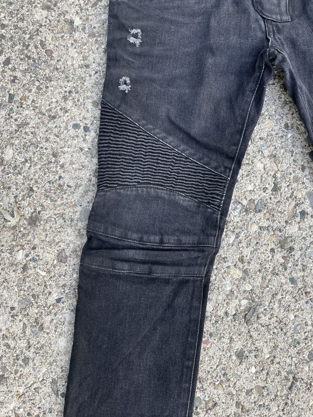 Balmain Balmain Moto Jeans Size US 29 - 5 Thumbnail