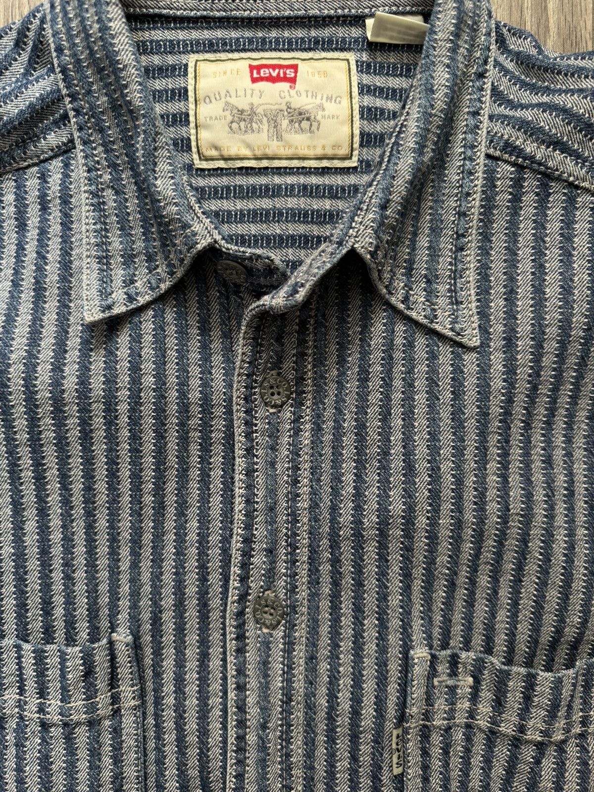 Levi's Levi’s Jeans Vintage Western stripped button-up shirt Size US XL / EU 56 / 4 - 10 Thumbnail