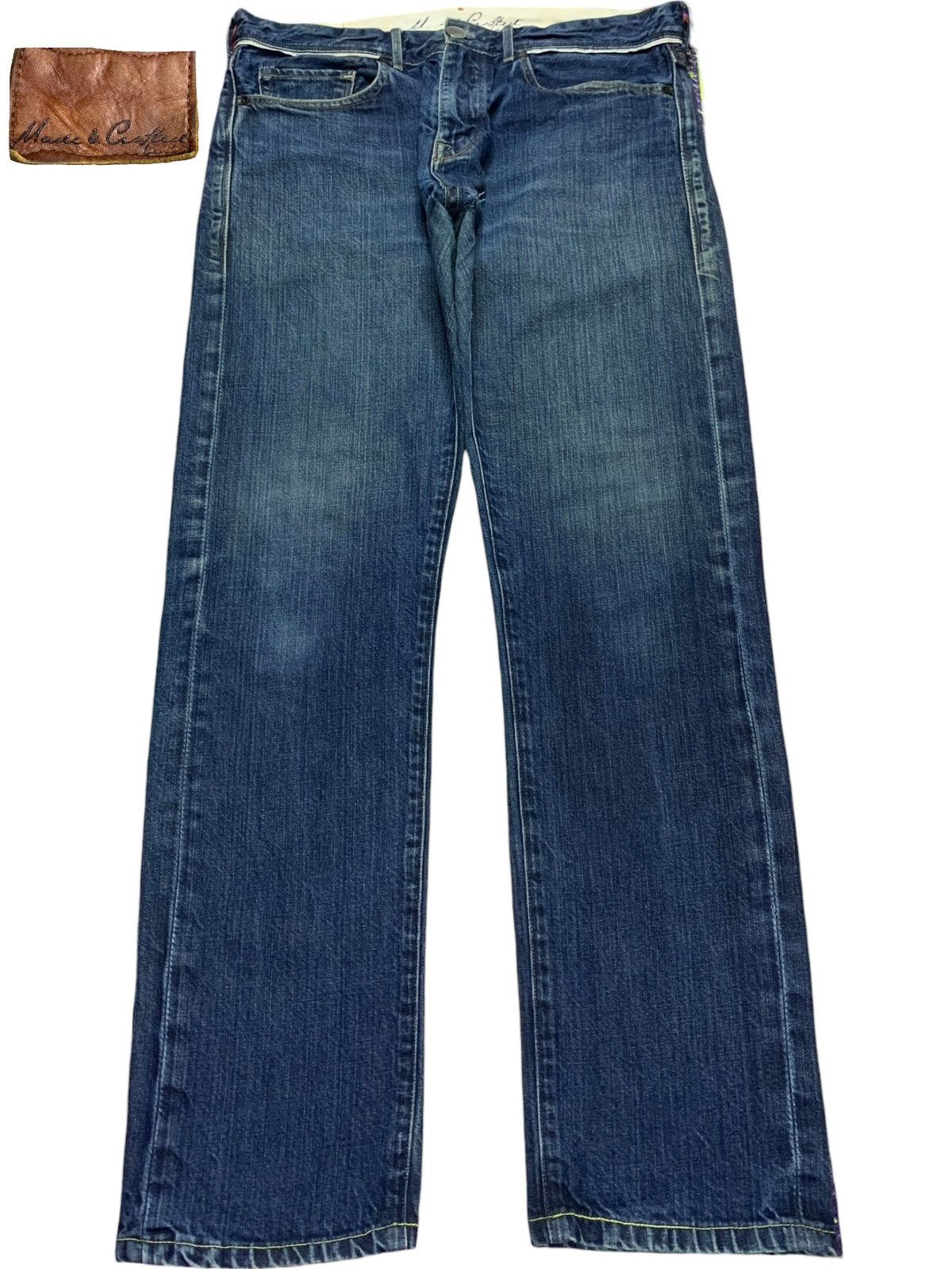 Levi's × Levi's Made & Crafted × Levi's Vintage Clothing Vintage Levis Made And Crafted Talon Zipper Distressed Jeans Size US 31 - 1 Thumbnail