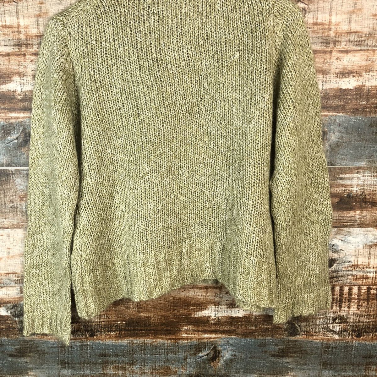 Homespun Knitwear × Japanese Brand L& Beautiful Green Knitwear vintage #A2060 Size M / US 6-8 / IT 42-44 - 15 Thumbnail