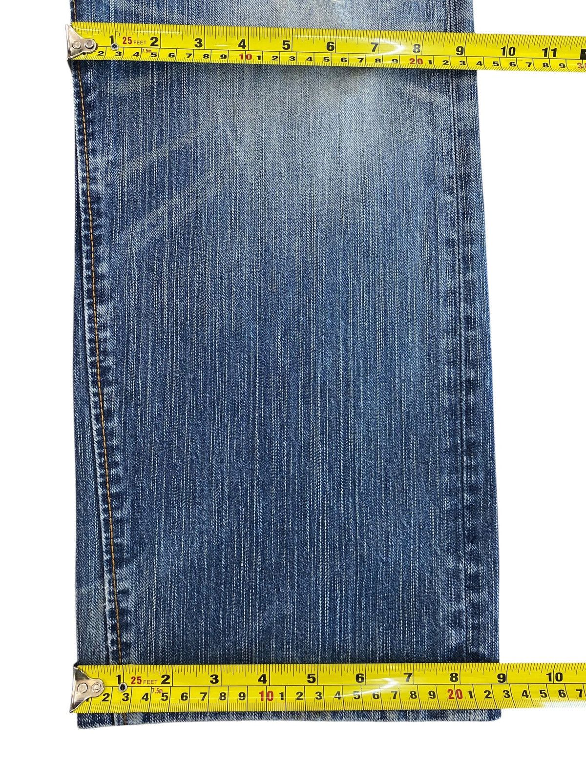 Edwin Edwin Vintage Mud Wash Whiskered Style Loose Jeans Size US 34 / EU 50 - 9 Thumbnail