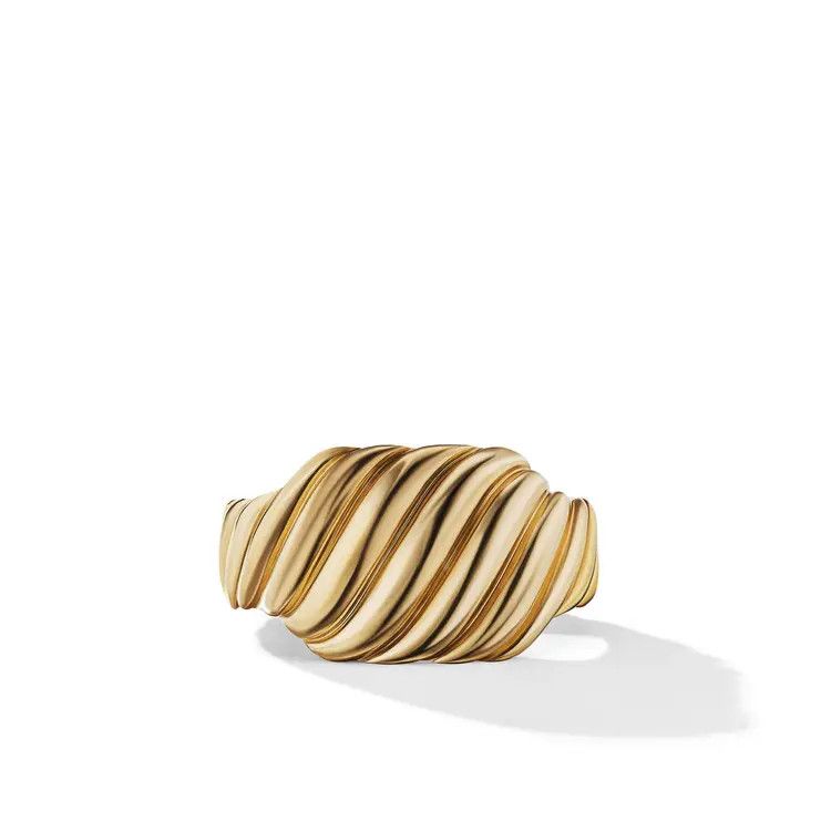 David Yurman o1s1wg111025 R17536 /Size 7 /Cable Contour Ring in Golden Size ONE SIZE - 1 Thumbnail