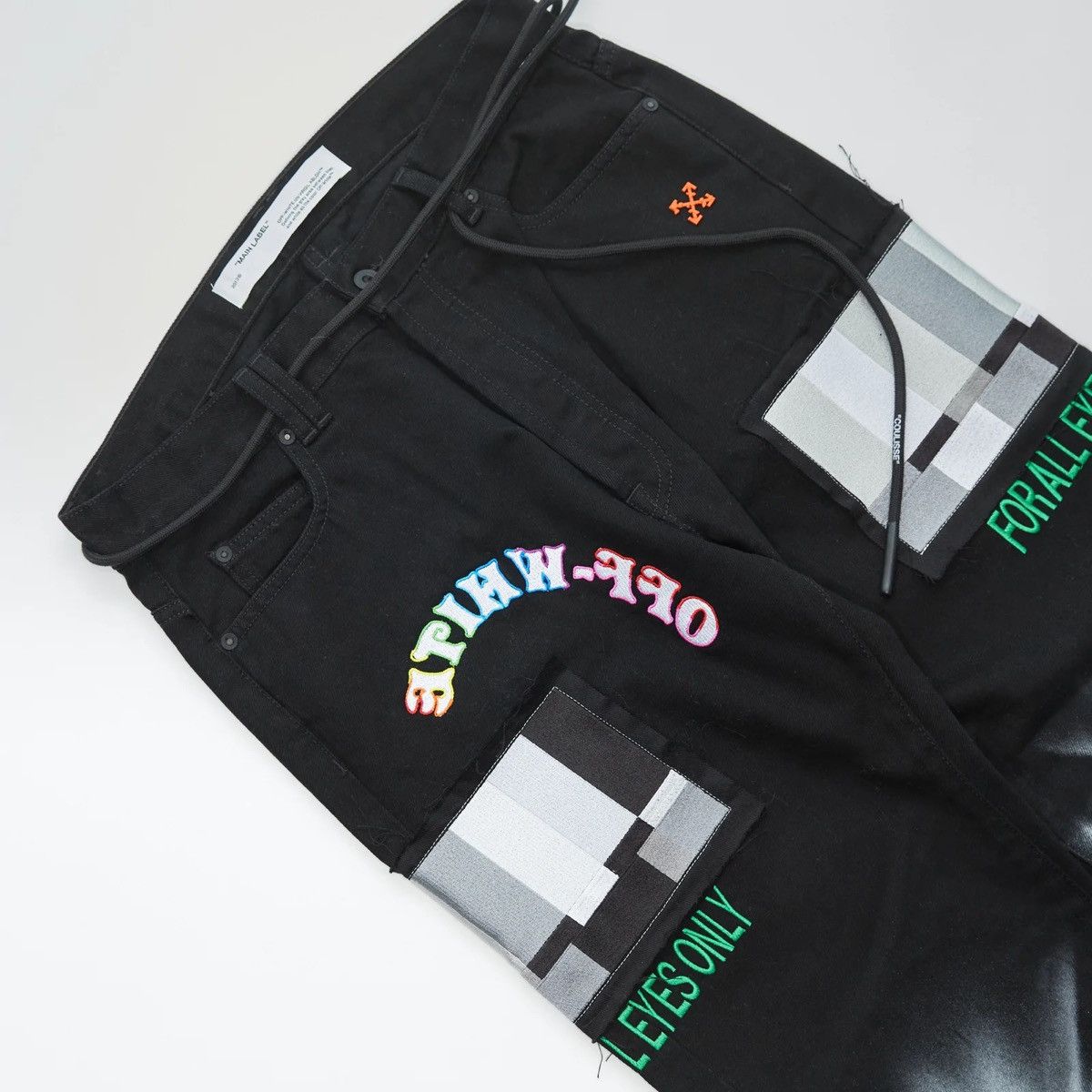 Ev Bravado × Off-White OFF WHITE X EV BRAVADO 5 POCKET DENIM JEANS Size US 33 - 2 Thumbnail