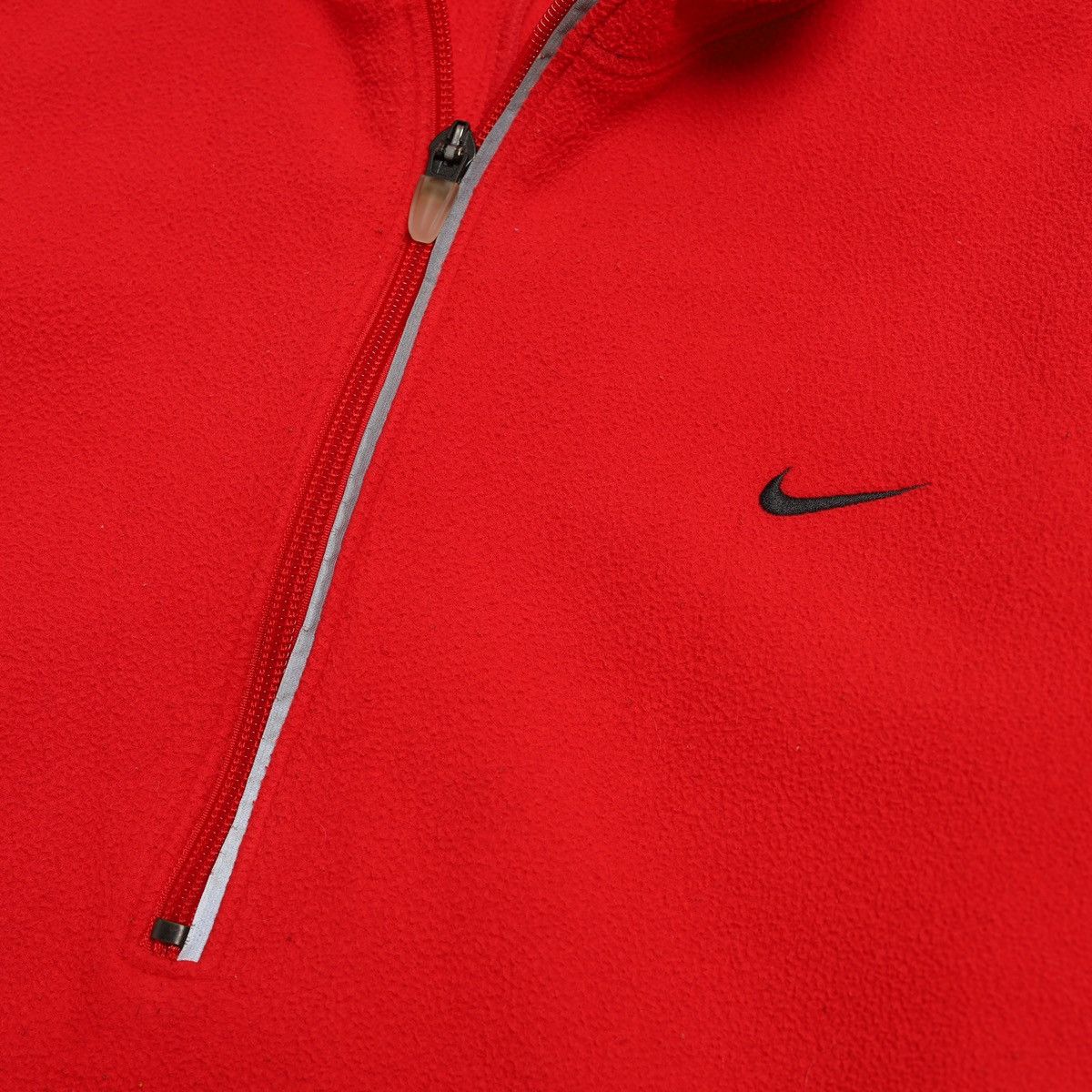 Nike Nike Vintage Red Fleece Zip Size US XL / EU 56 / 4 - 10 Thumbnail