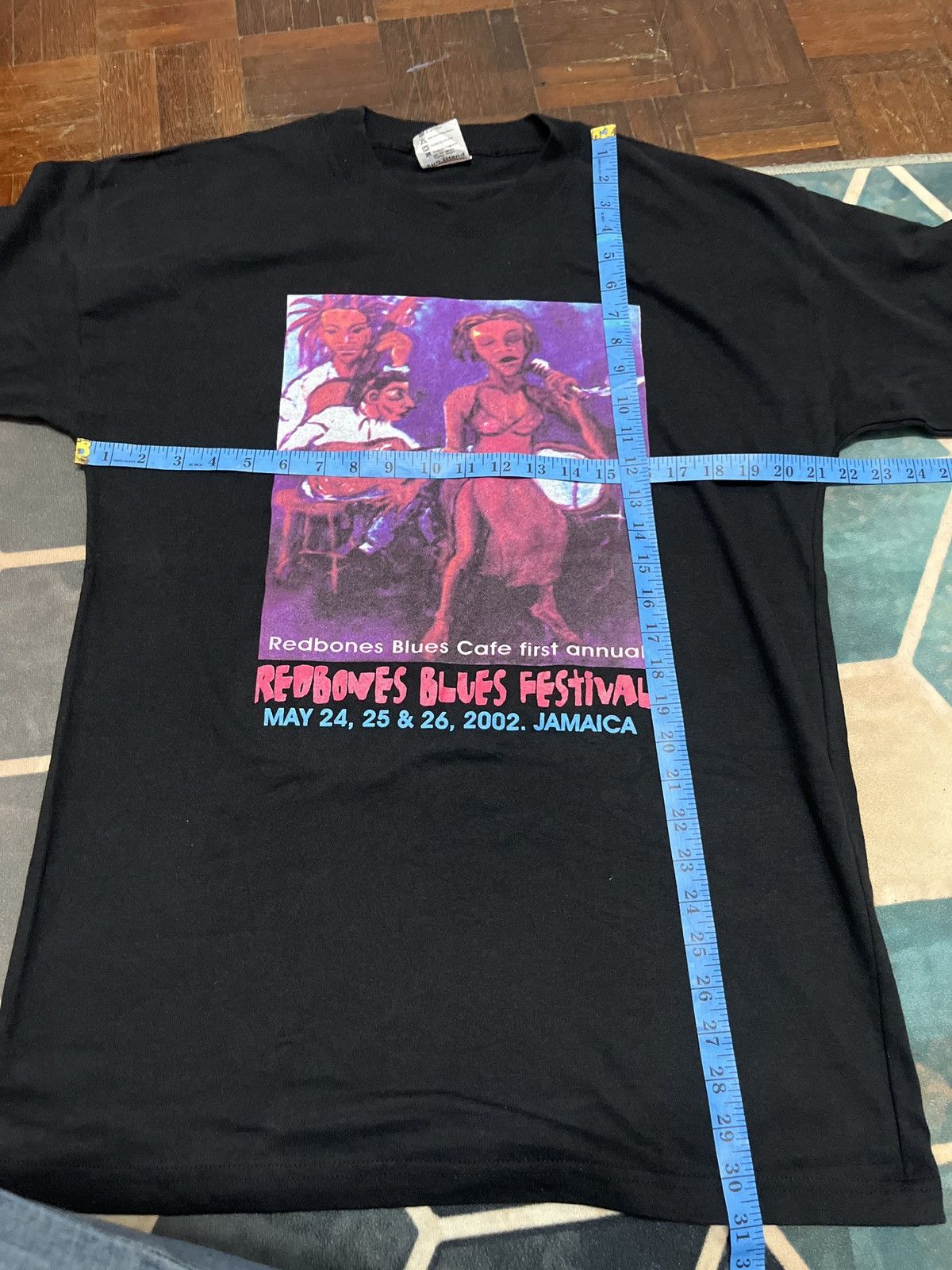 Rap Tees 💥Offer💥Vintage 2002 Redbones Blues Fest Black History Tees Size US L / EU 52-54 / 3 - 9 Thumbnail