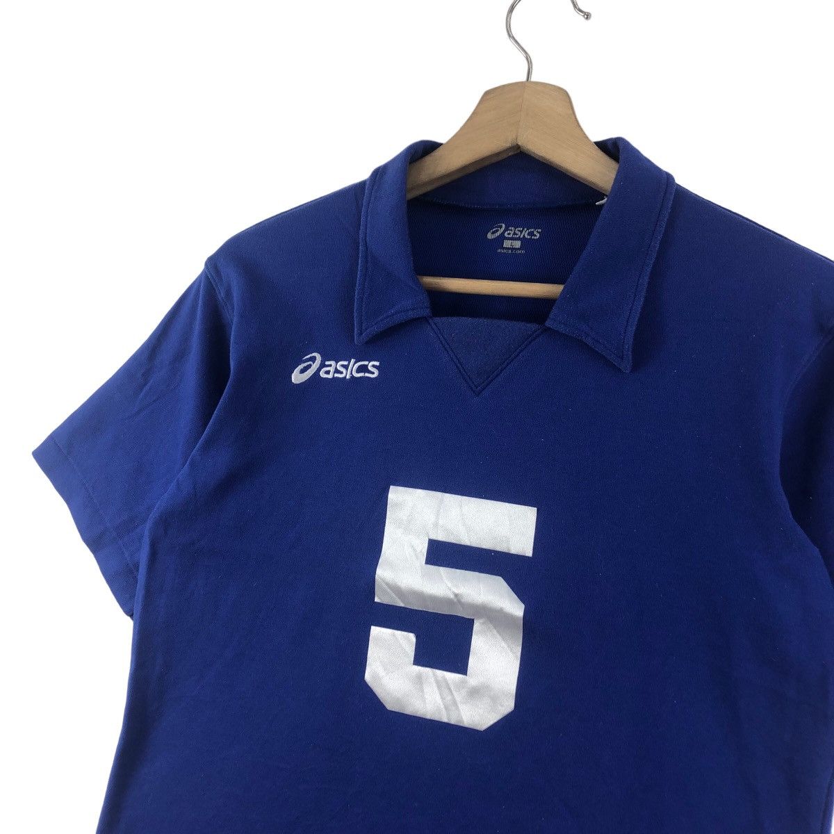 Asics Vintage ASICS x CAT’S Nippon Baseball Jersey Blue Tee Size US L / EU 52-54 / 3 - 3 Thumbnail
