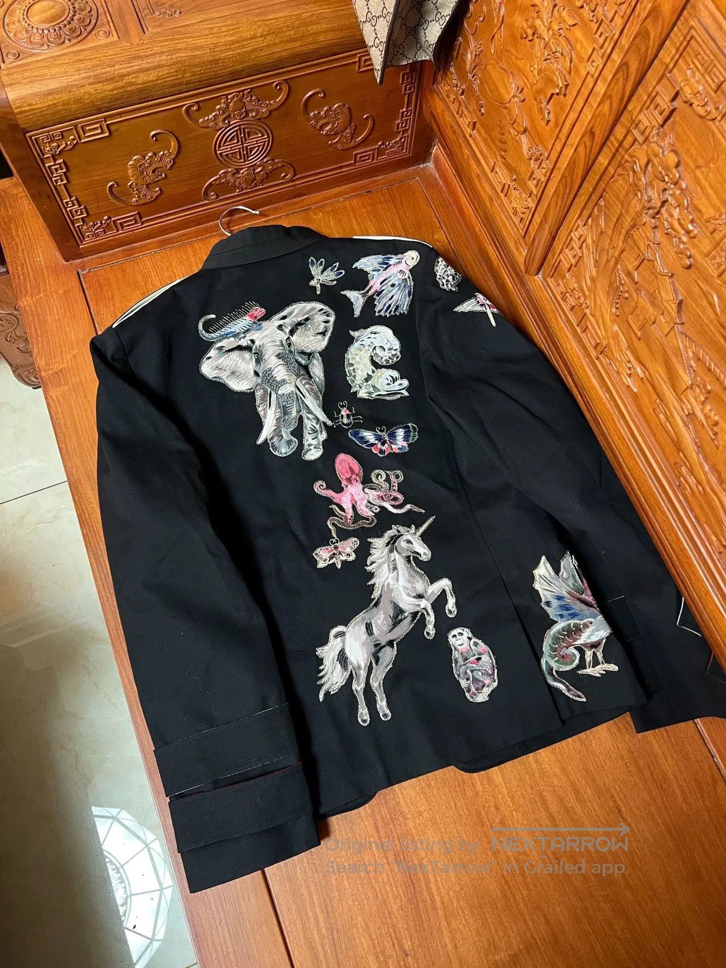 Valentino Valentino Men's Embroidered Jacket. Size US M / EU 48-50 / 2 - 1 Thumbnail
