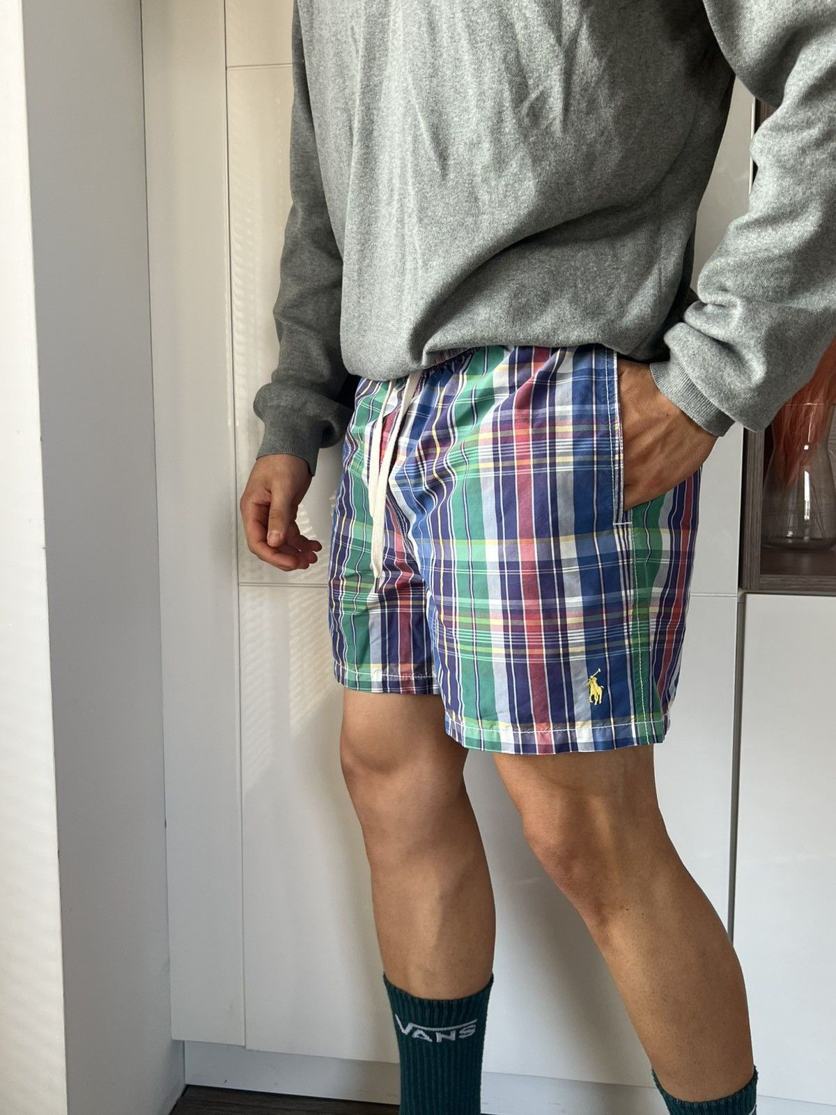 Polo Ralph Lauren × Ralph Lauren × Vintage ‼️Vintage Polo Ralph Lauren RRL Swim/Casual Shorts ‼️ Size US 34 / EU 50 - 24 Thumbnail